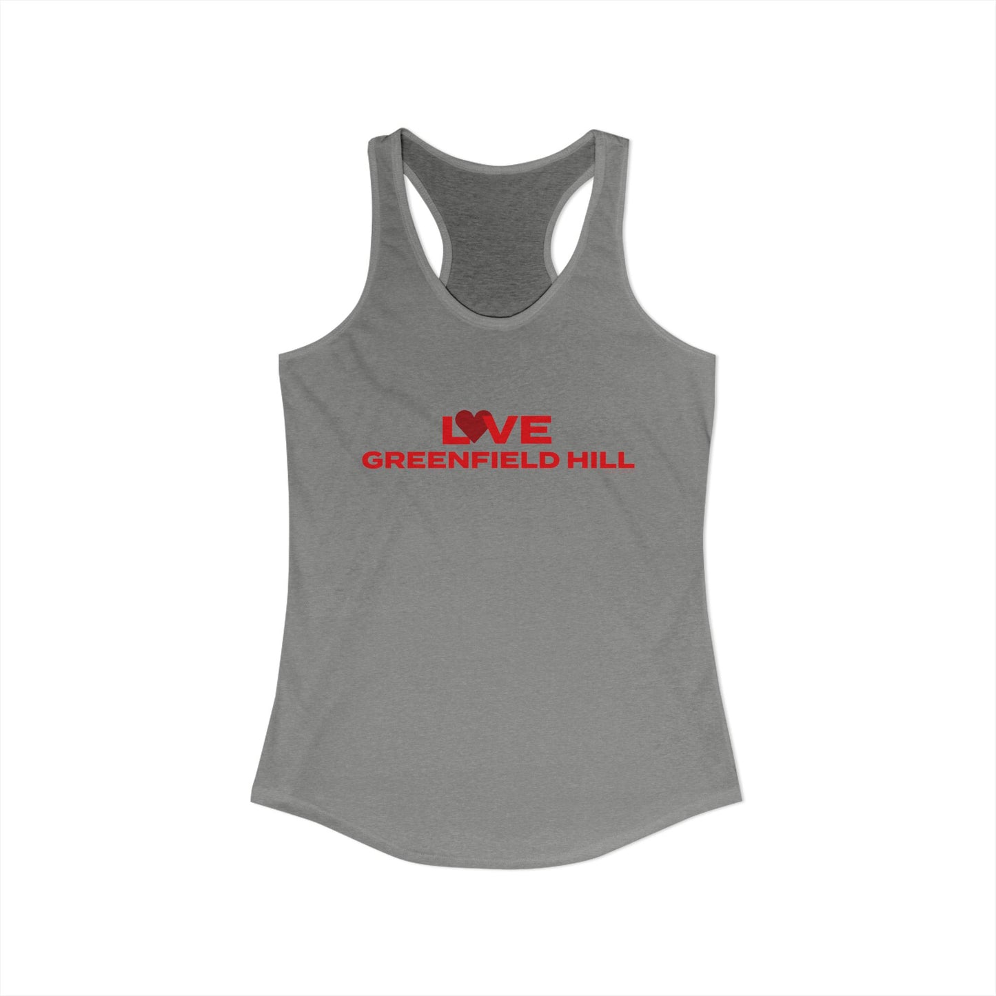 Love Greenfield Hill Women's Ideal Racerback Tank Top