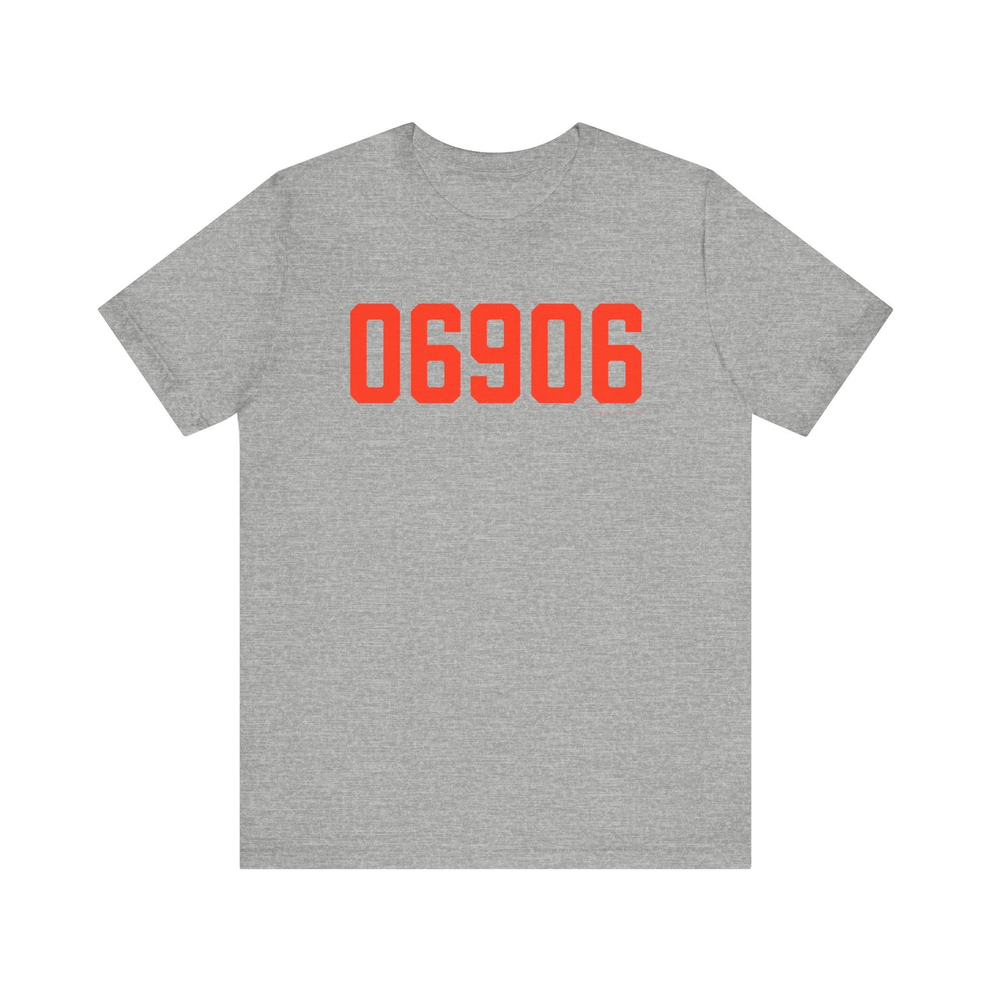 06906 Stamford Connecticut Zip Code Unisex Jersey Short Sleeve T-Shirt