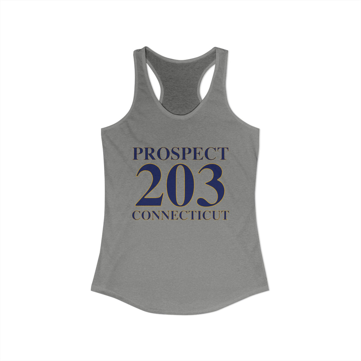 Prospect 203 Connecticut Women's Ideal Racerback Tank Top