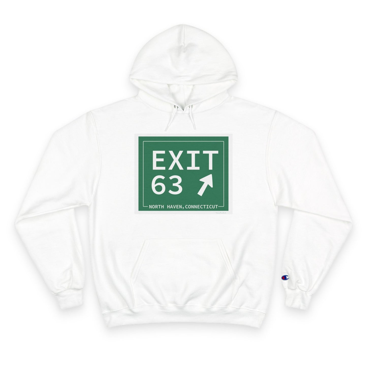 Vintage Exit 63 WCP Sign Champion Hoodie