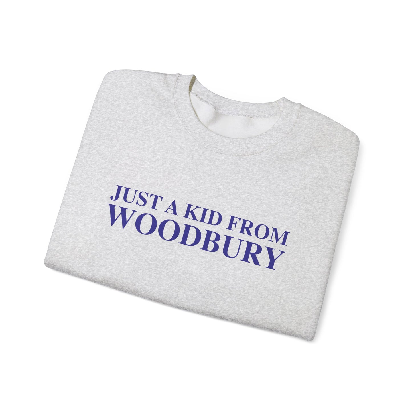 Just a kid from Woodbury Unisex Heavy Blend™ Crewneck Sweatshirt