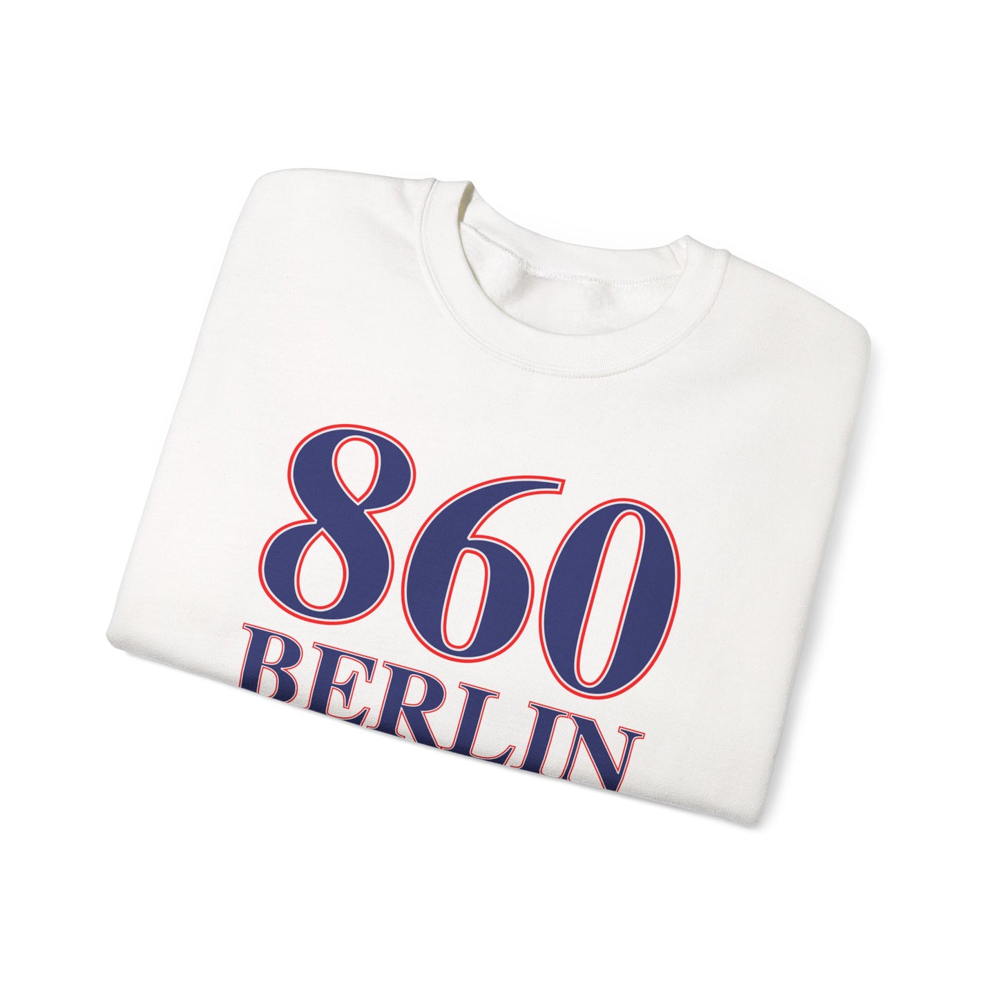 860 Berlin Red White & Blue Unisex Heavy Blend™ Crewneck Sweatshirt