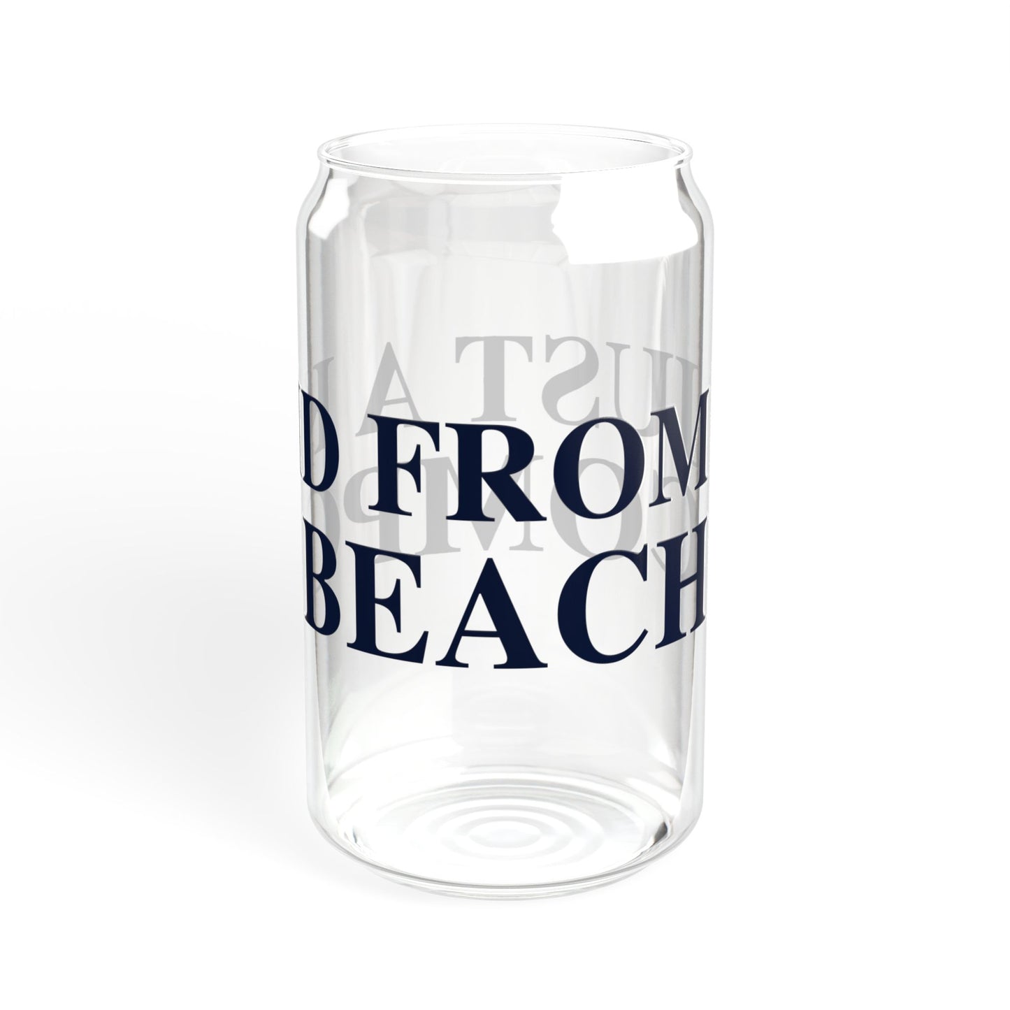 Just a kid from Compo Beach Sipper Glass, 16oz