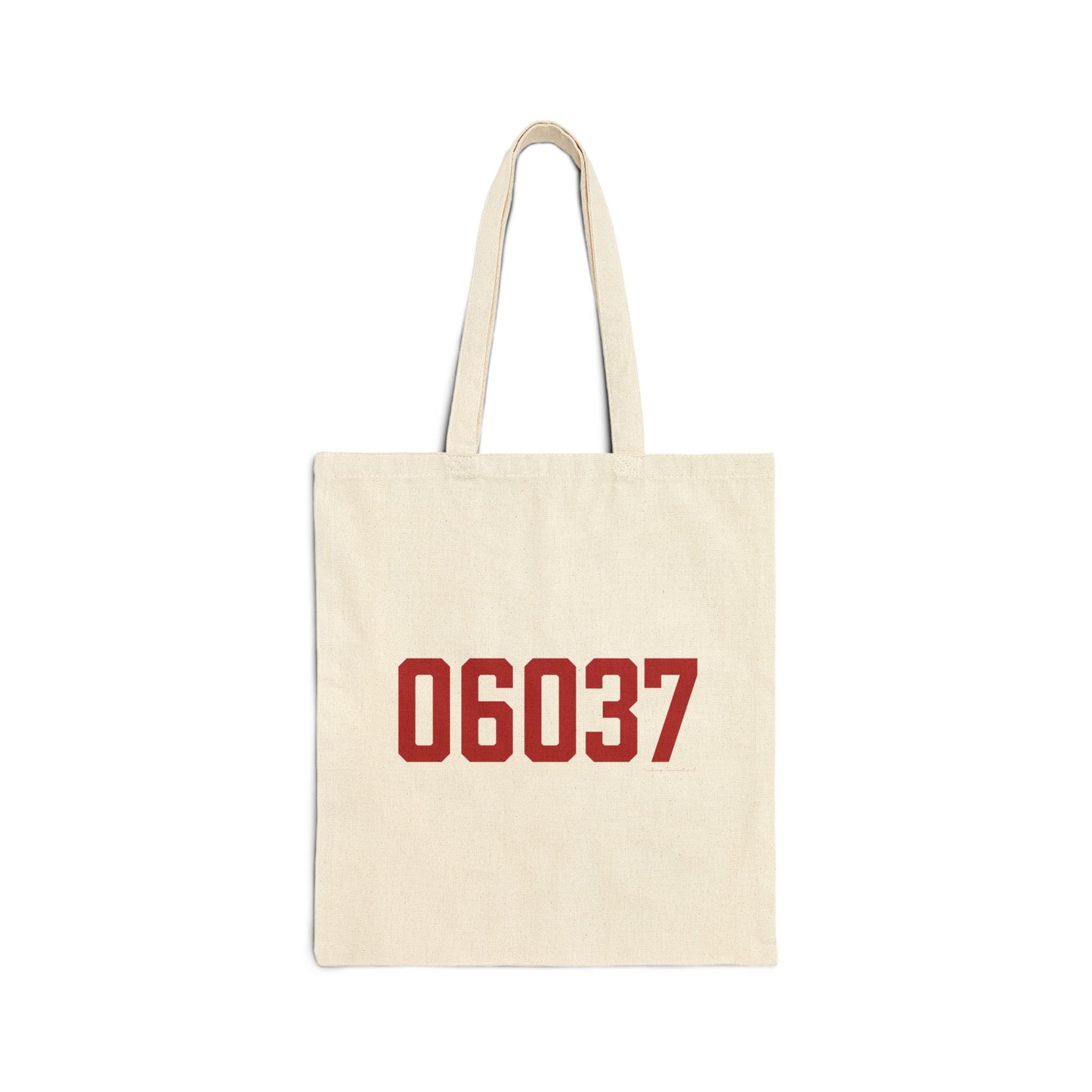 06037 Berlin Connecticut Zip Code Cotton Canvas Tote Bag