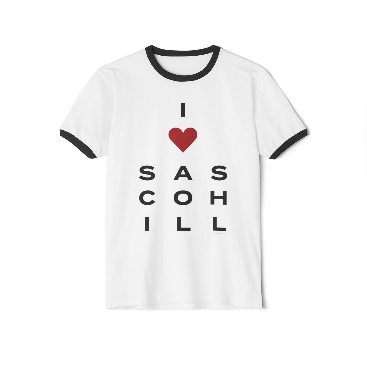 Sasco Hill Vision Unisex Cotton Ringer T-Shirt