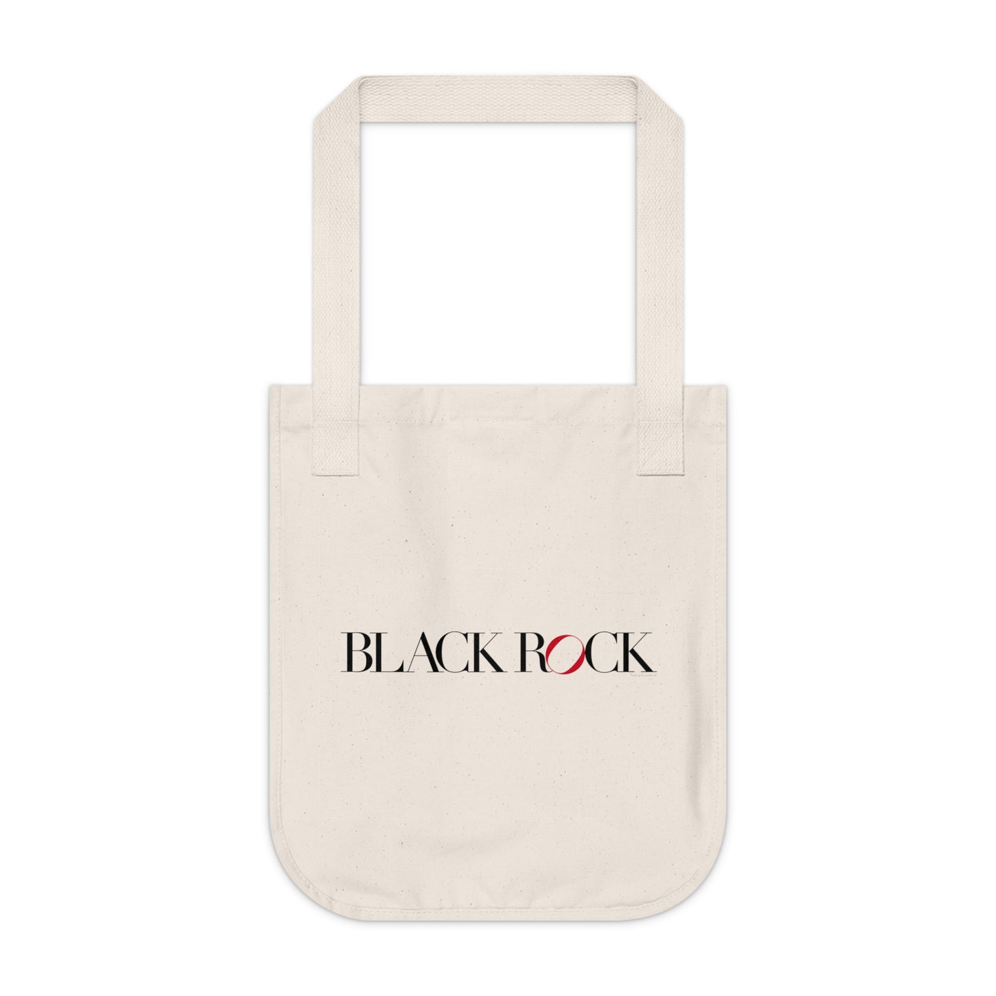 41 Tilt Black Rock Organic Canvas Tote Bag
