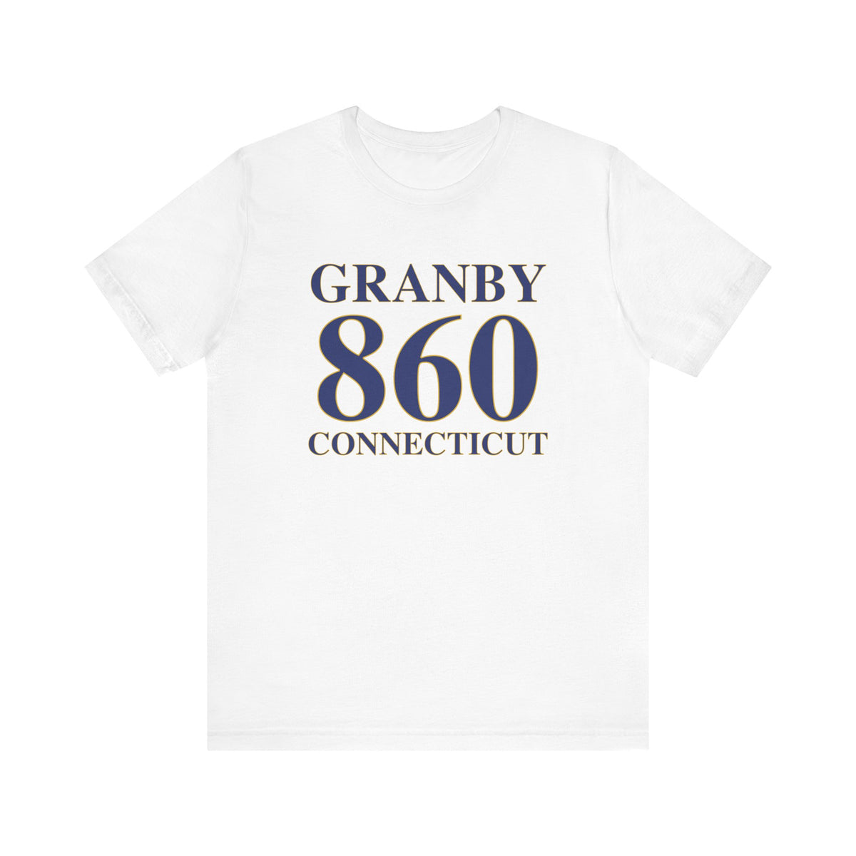 Granby 860 Connecticut Unisex Jersey Short Sleeve T-Shirt