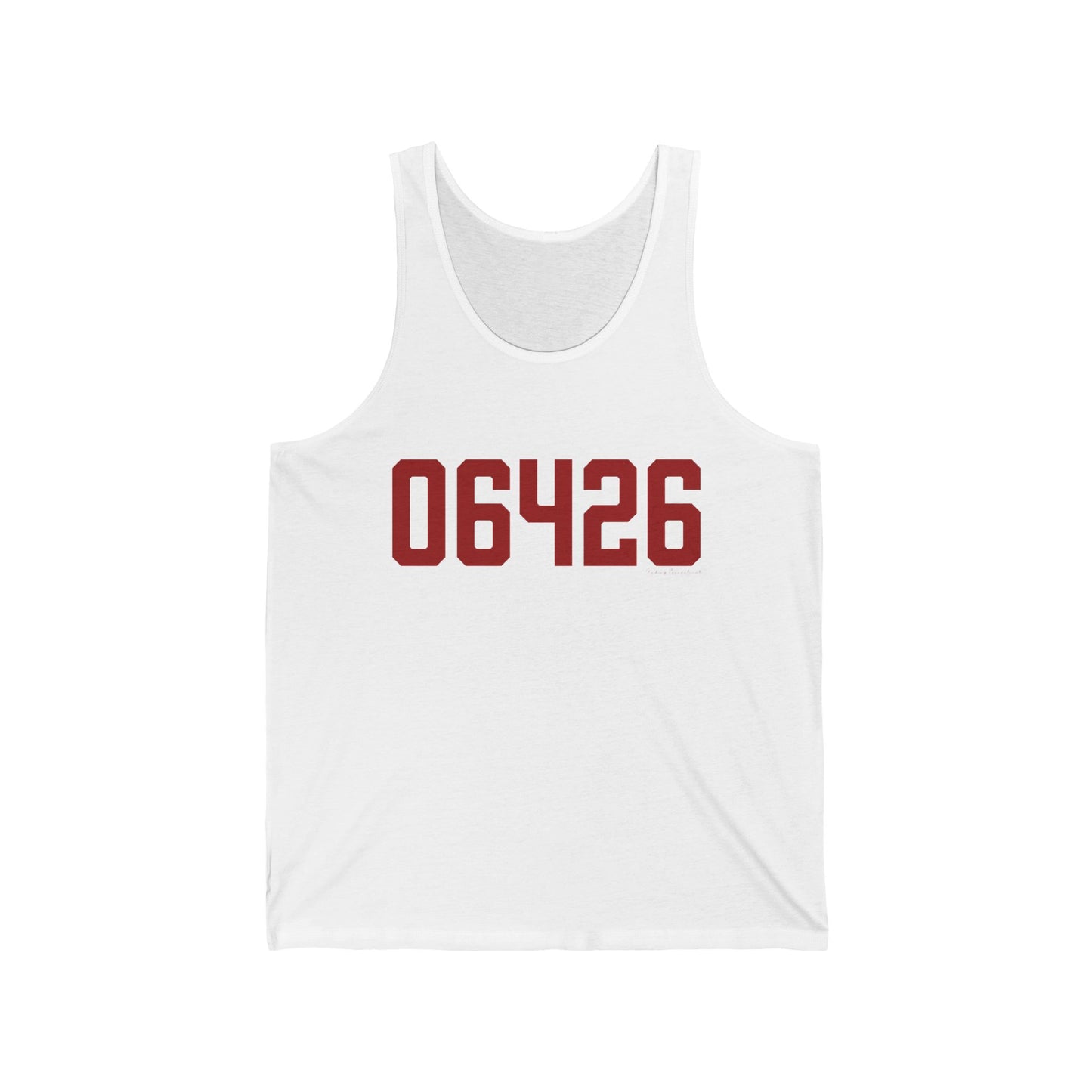 06426 Essex Connecticut Zip Code Unisex Jersey Tank Top