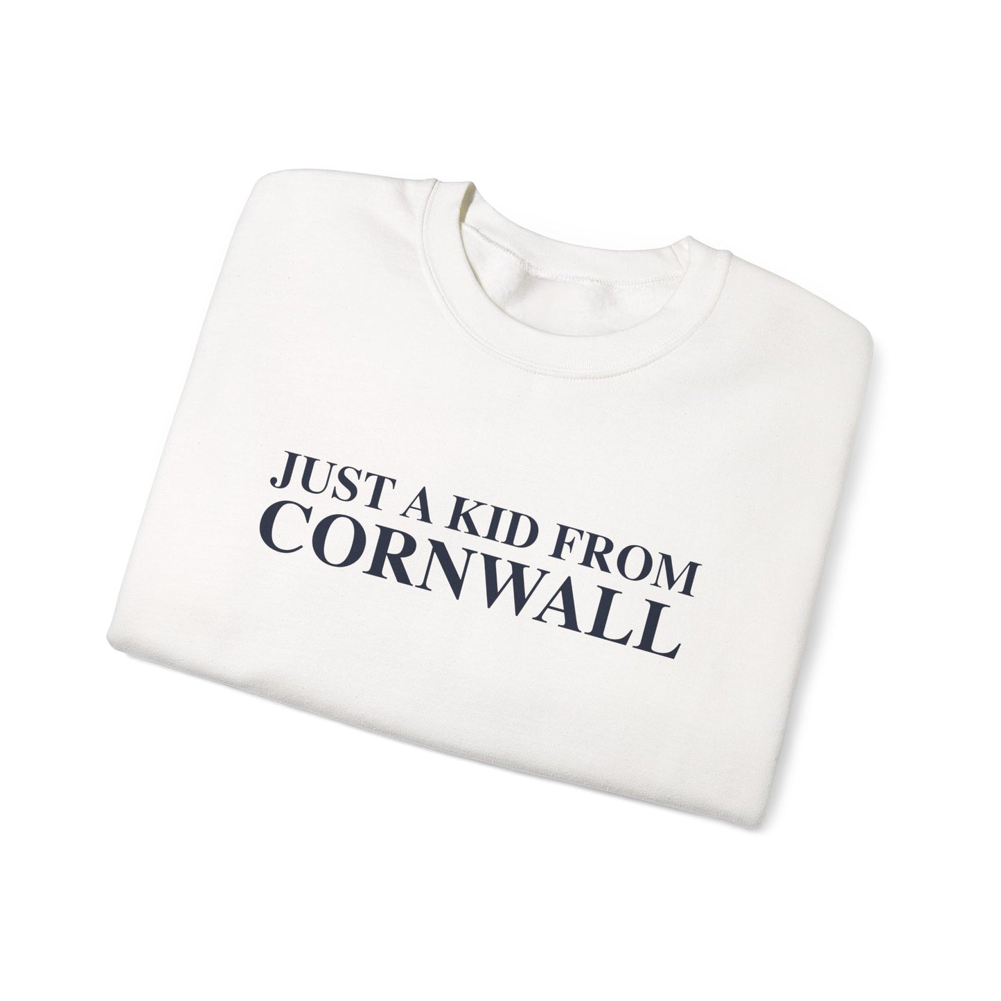Just a kid from Cornwall Unisex Heavy Blend™ Crewneck Sweatshirt