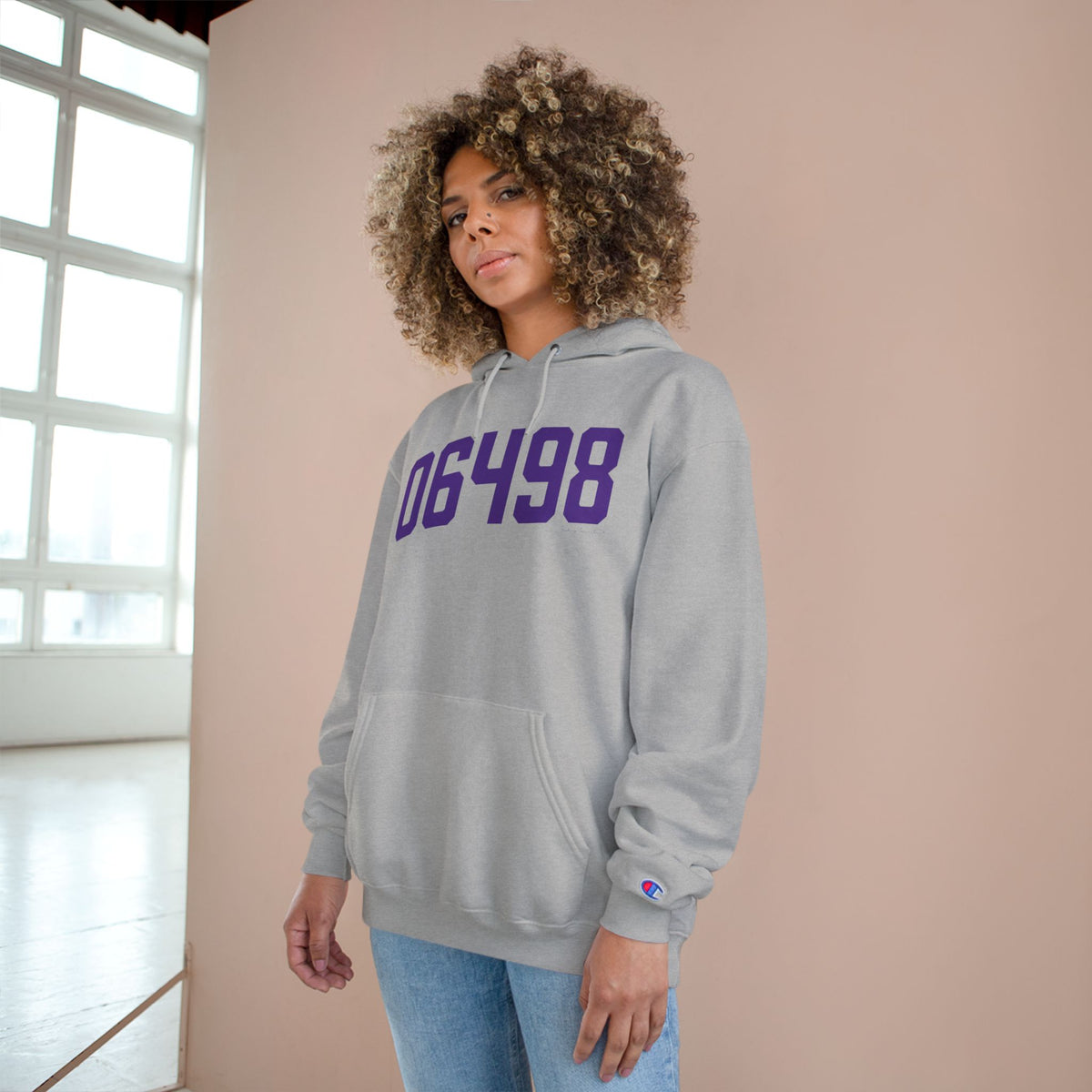 06498 Westbrook Connecticut Zip Code Champion Hoodie