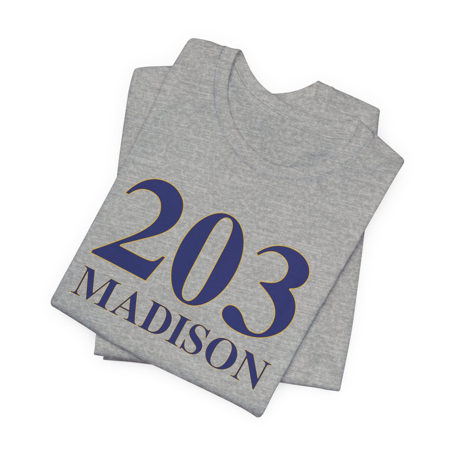 203 Madison Unisex Jersey Short Sleeve T-Shirt