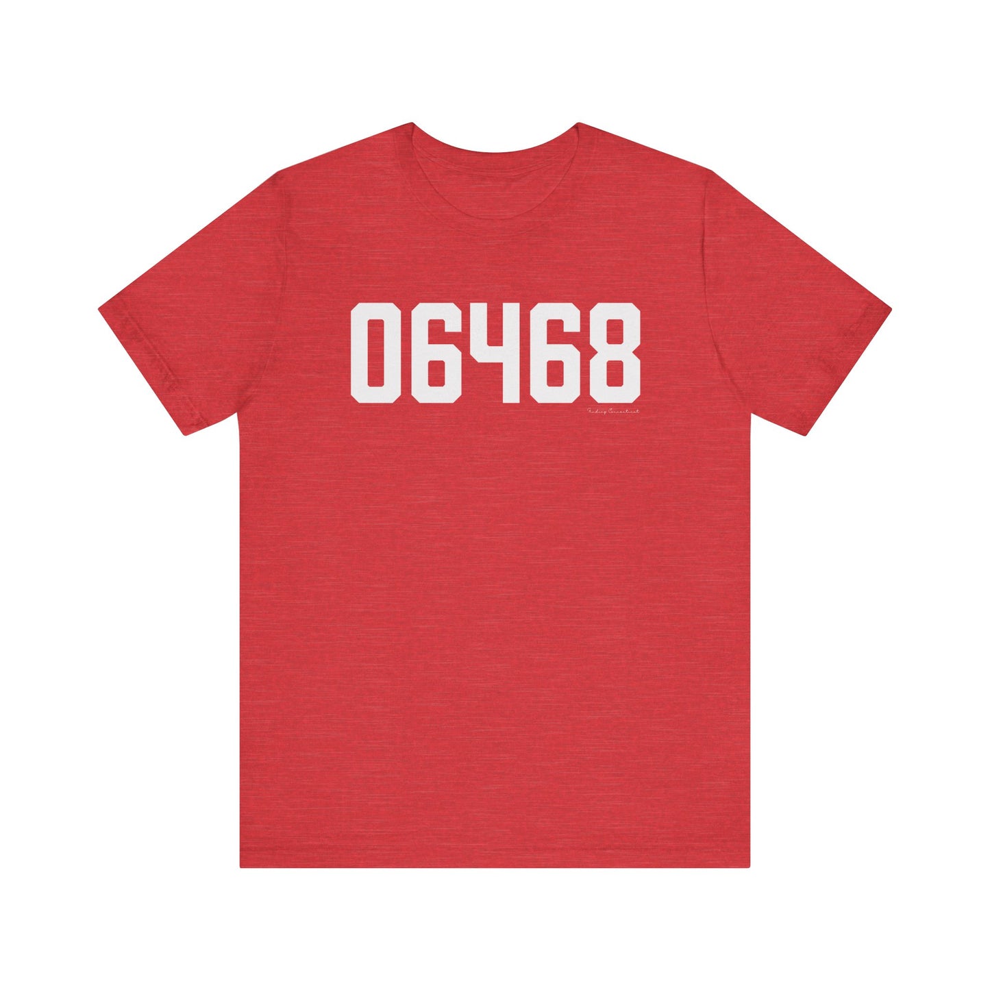 06468 Monroe Connecticut Zip Code Unisex Jersey Short Sleeve T-Shirt