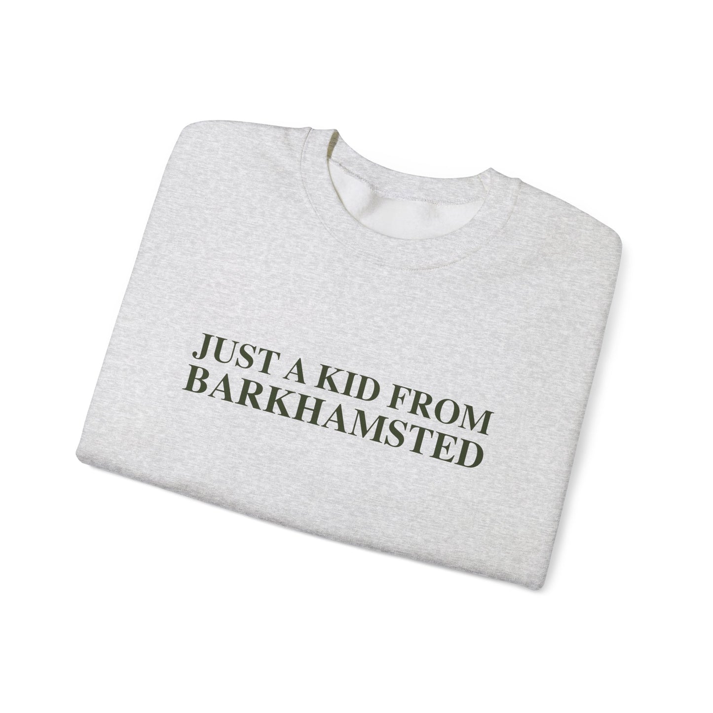 Just a kid from Barkhamsted Unisex Heavy Blend™ Crewneck Sweatshirt