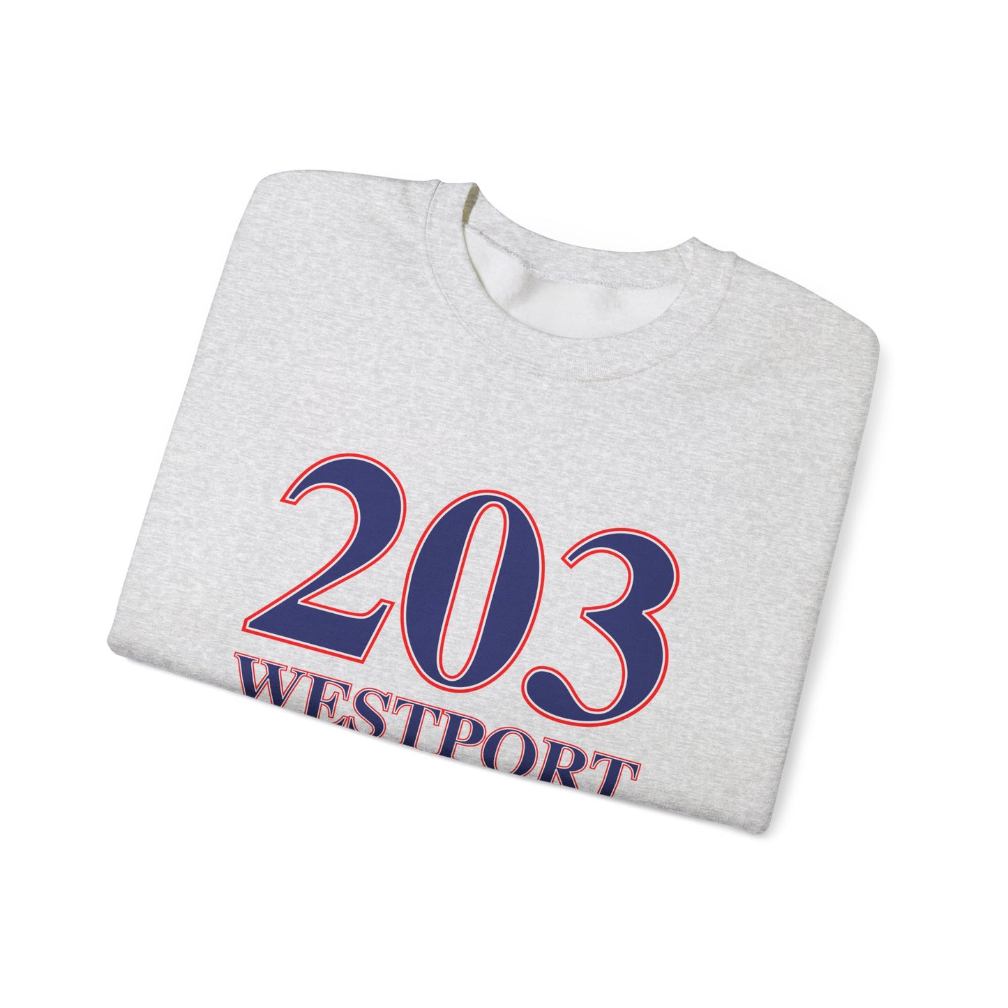 203 Westport Red White & Blue Unisex Heavy Blend™ Crewneck Sweatshirt