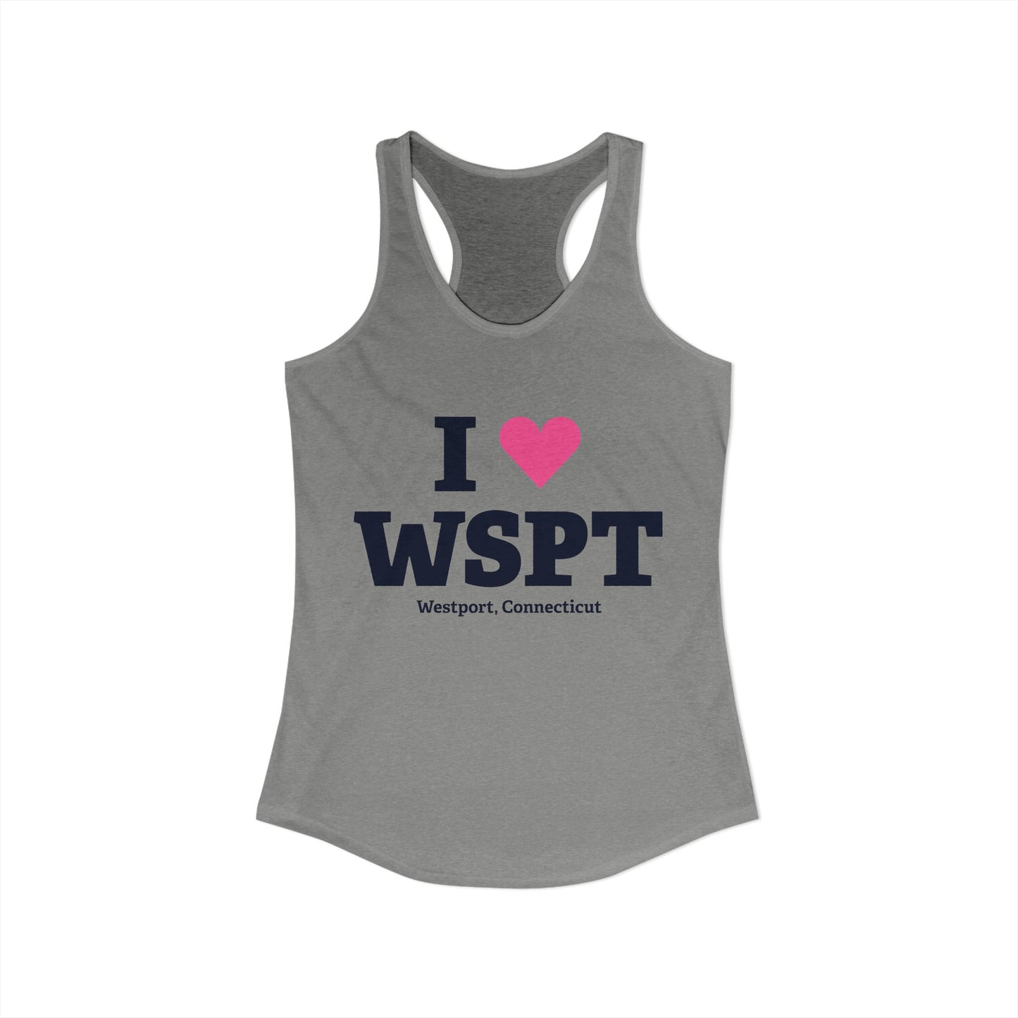 I Heart WSPT Women's Ideal Racerback Tank Top
