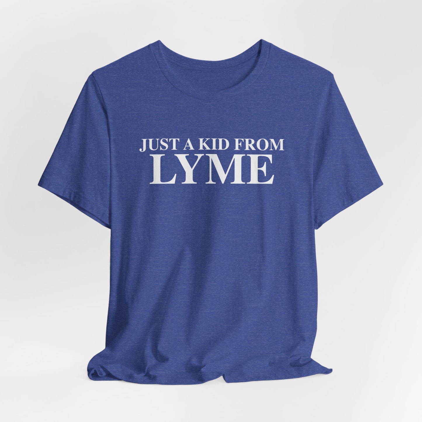 Just a kid from Lyme Unisex Jersey Short Sleeve T-Shirt