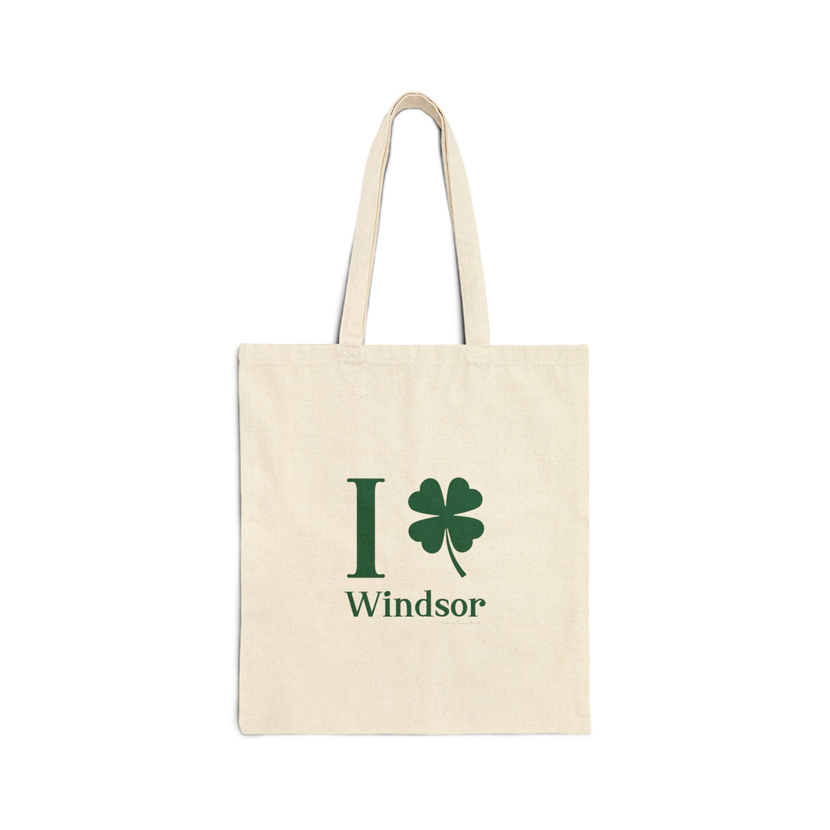 I Clover Windsor Cotton Canvas Tote Bag