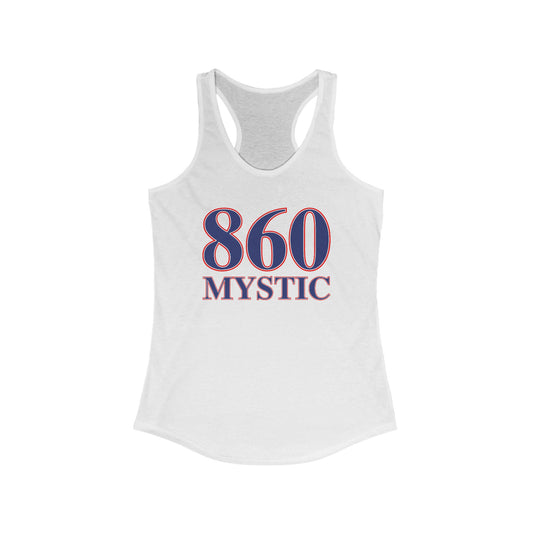 860 Mystic Red White & Blue Women's Ideal Racerback Tank Top