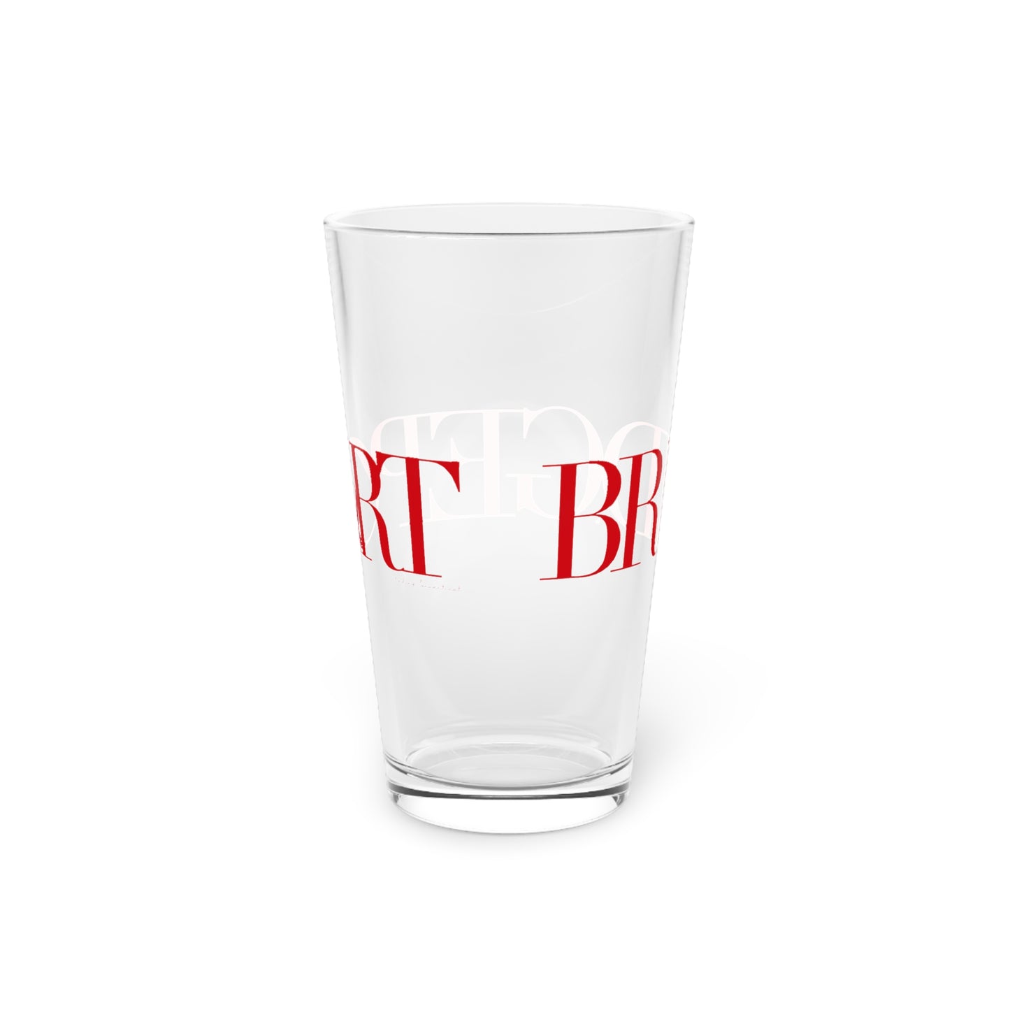 41 Tilt Bridgeport Pint Glass, 16oz