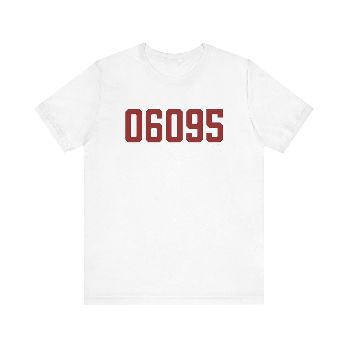 06095 Windsor Connecticut Zip Code Unisex Jersey Short Sleeve T-Shirt