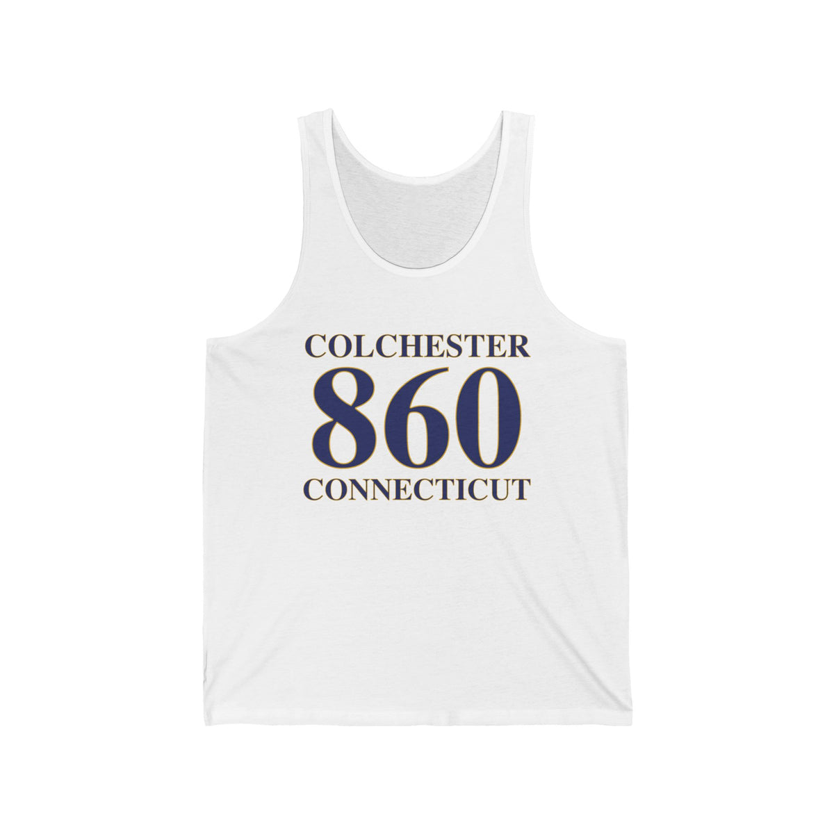 Colchester 860 Connecticut Unisex Jersey Tank Top