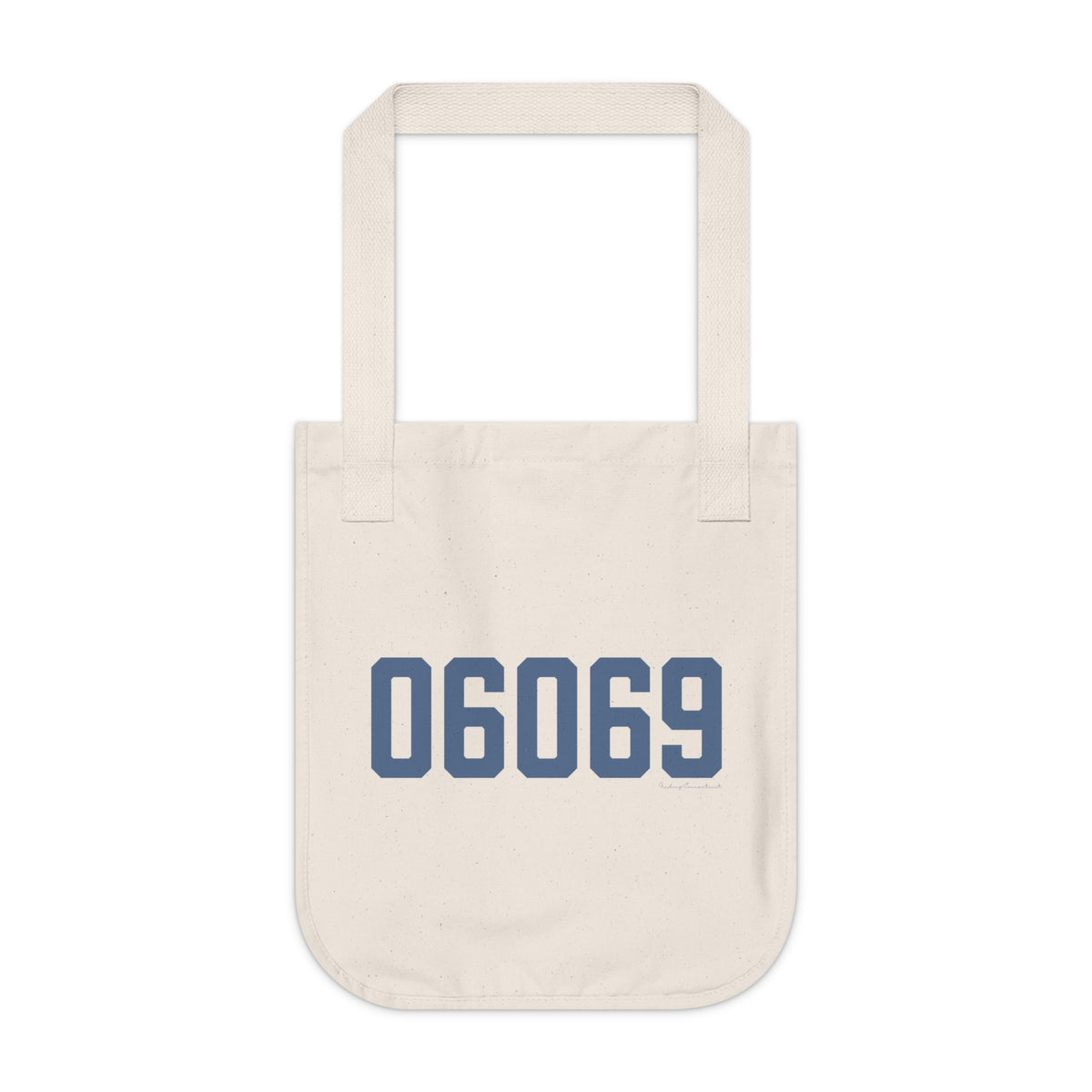 06069 Sharon Connecticut Zip Code Organic Canvas Tote Bag