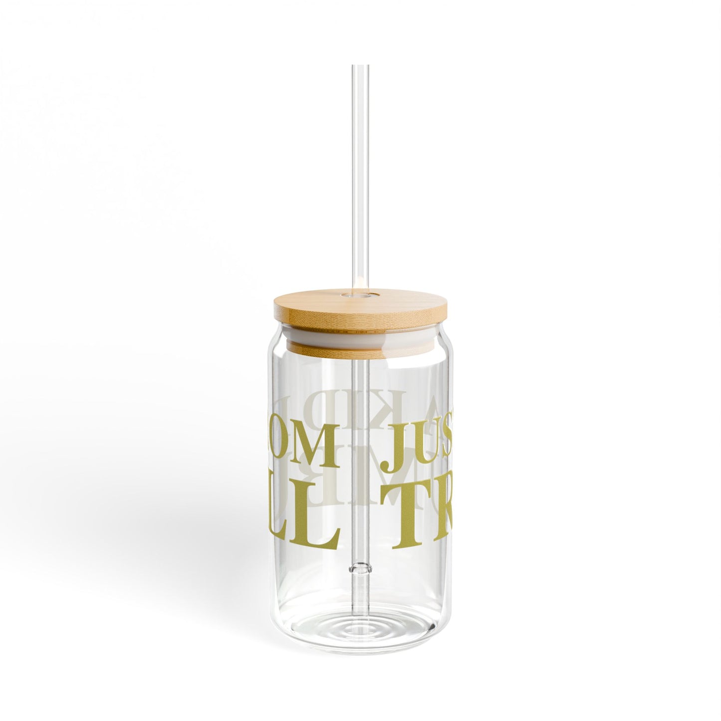 Just a kid from Trumbull Sipper Glass, 16oz