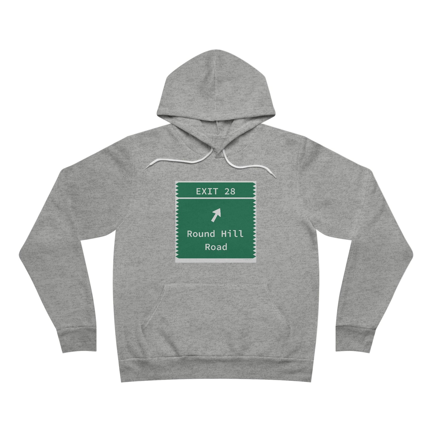 Vintage Merritt Parkway Exit 28 Sign Unisex Sponge Fleece Pullover Hoodie