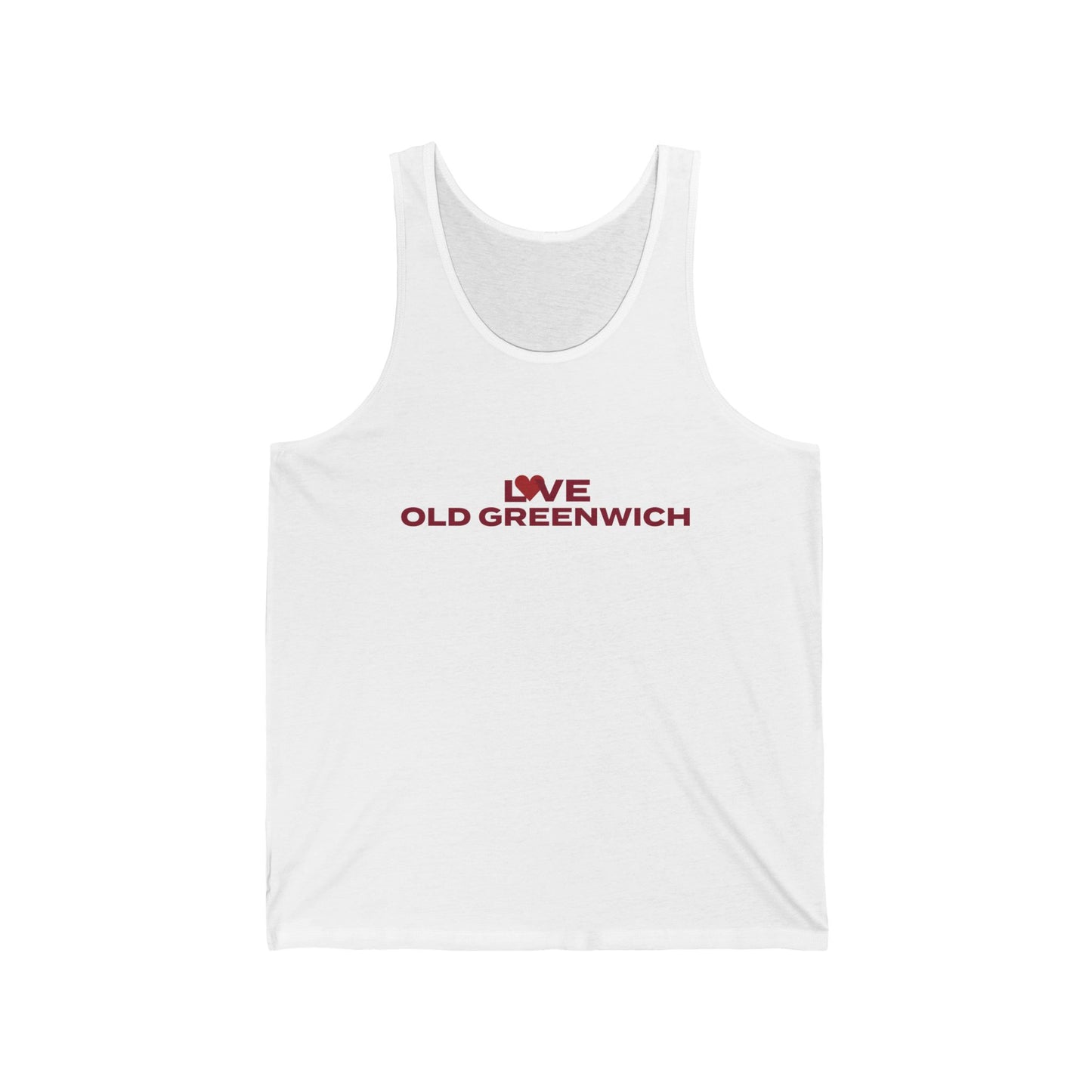 Love Old Greenwich Unisex Jersey Tank Top