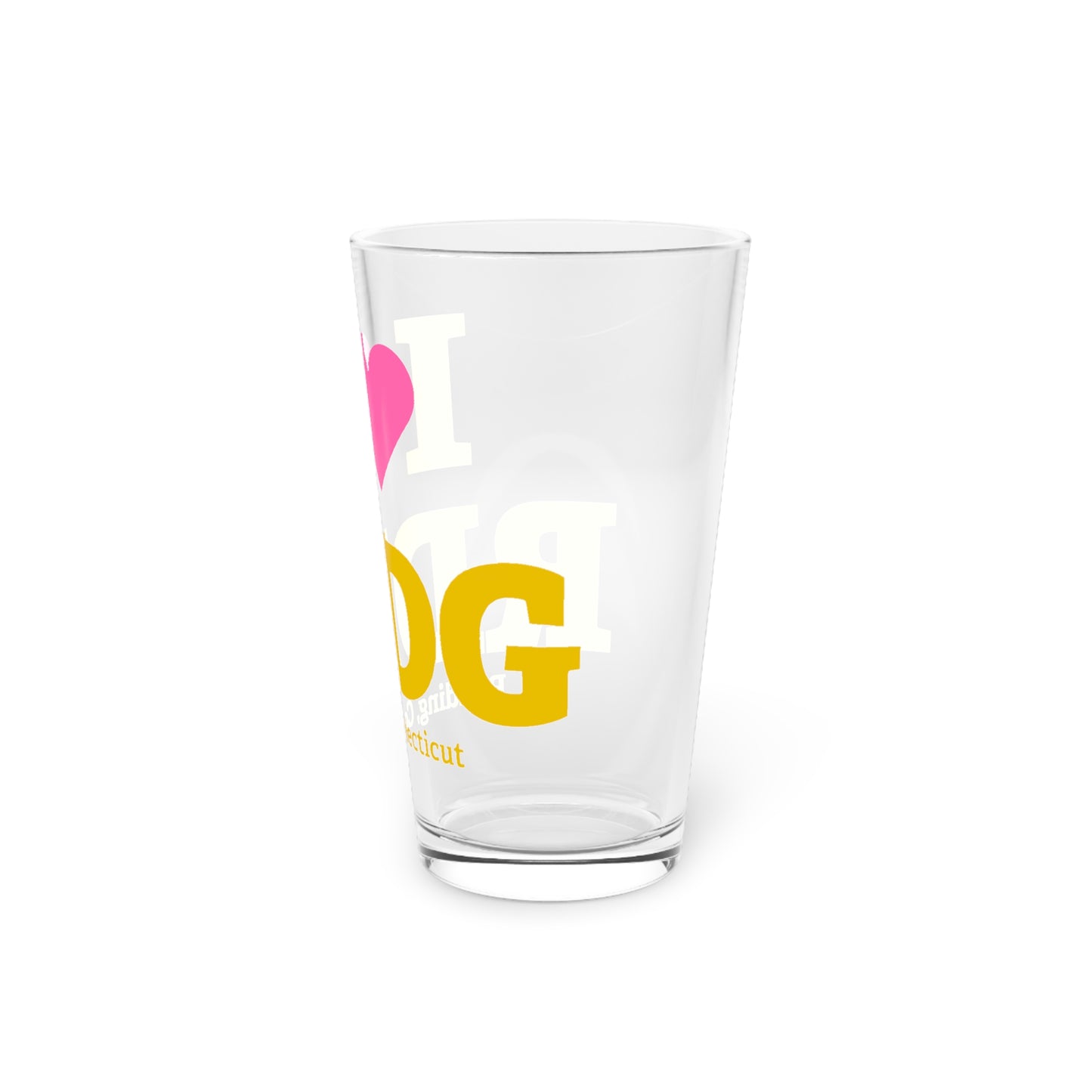 I Heart RDDG Pint Glass, 16oz