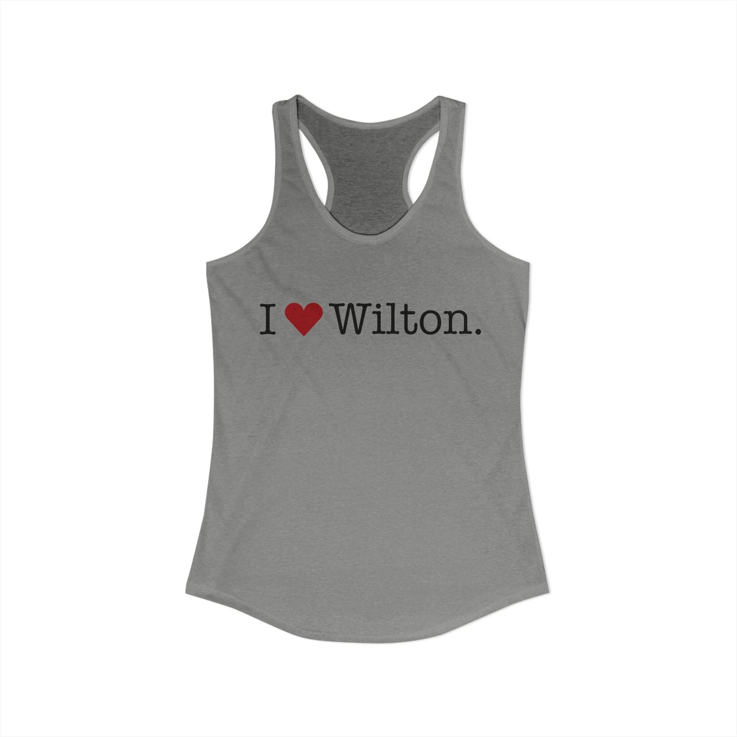 I Heart Wilton. Women's Ideal Racerback Tank Top