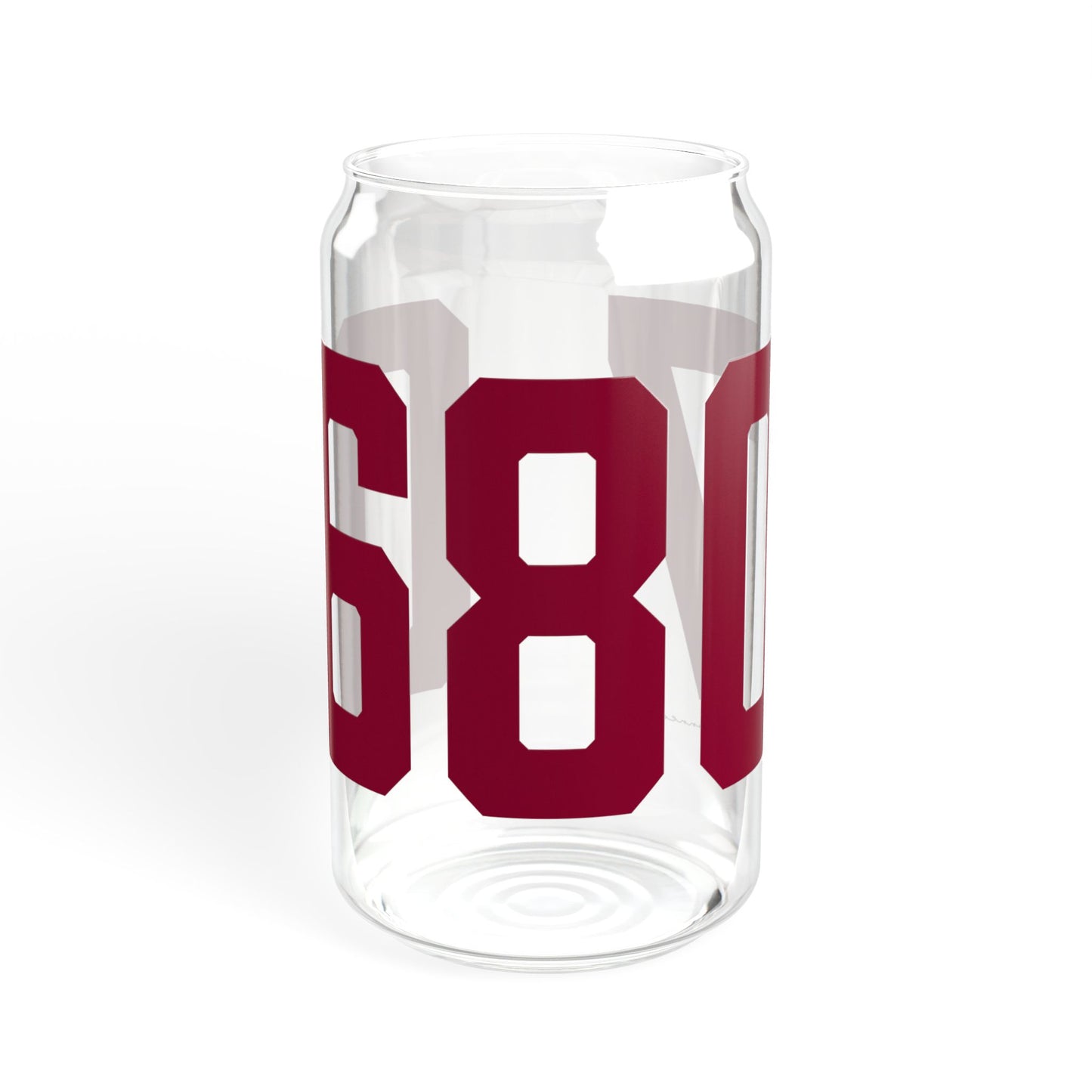 06807 - Greenwich Connecticut Zip Code Sipper Glass, 16oz