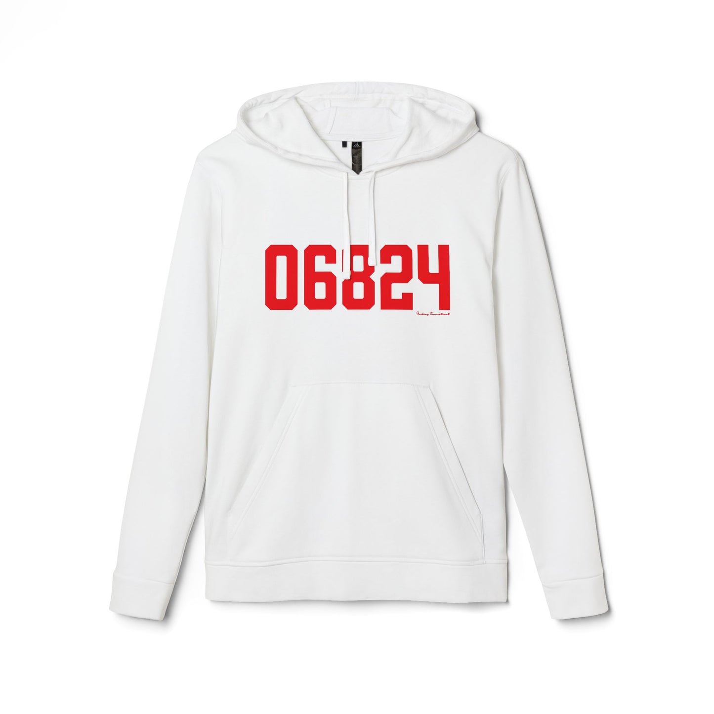 06824 Fairfield Connecticut Zip Code adidas Unisex Fleece Hoodie Sweatshirt
