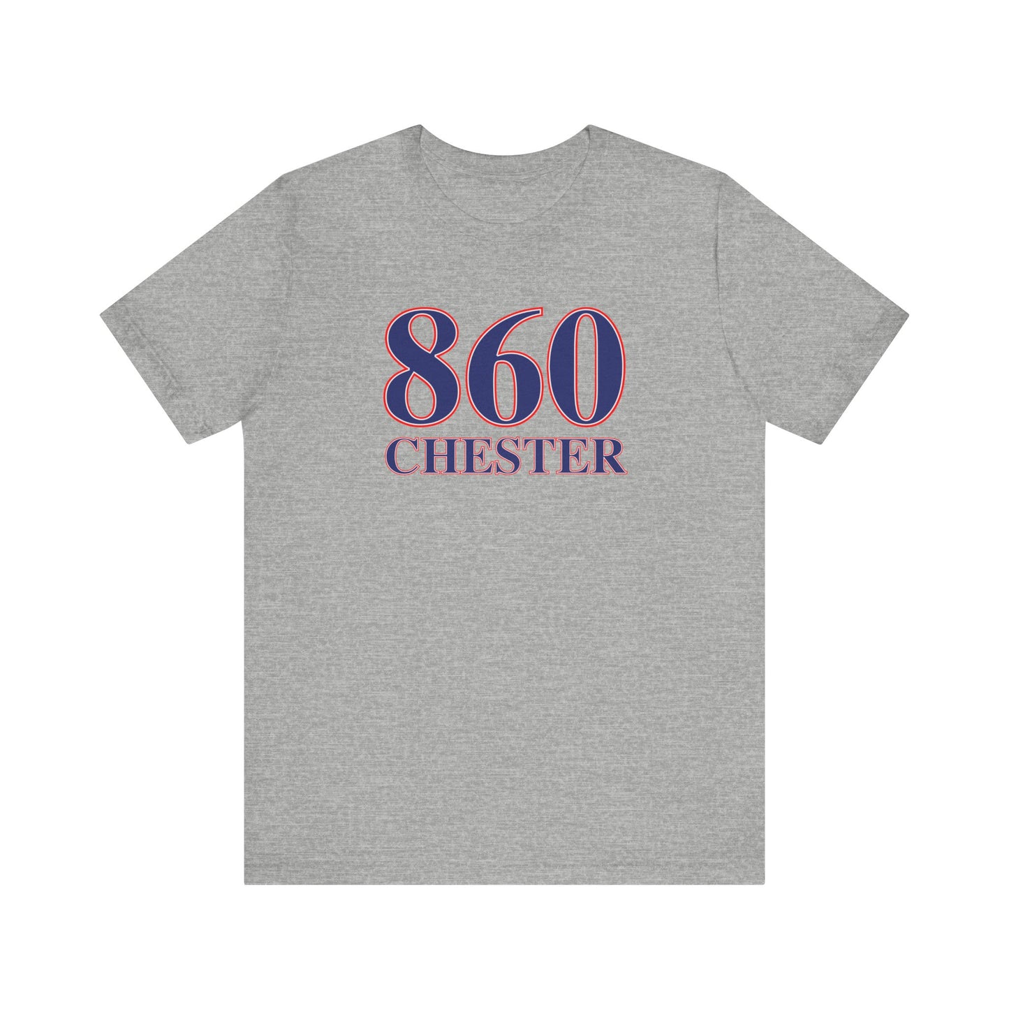 860 Chester Red White & Blue Unisex Jersey Short Sleeve T-Shirt