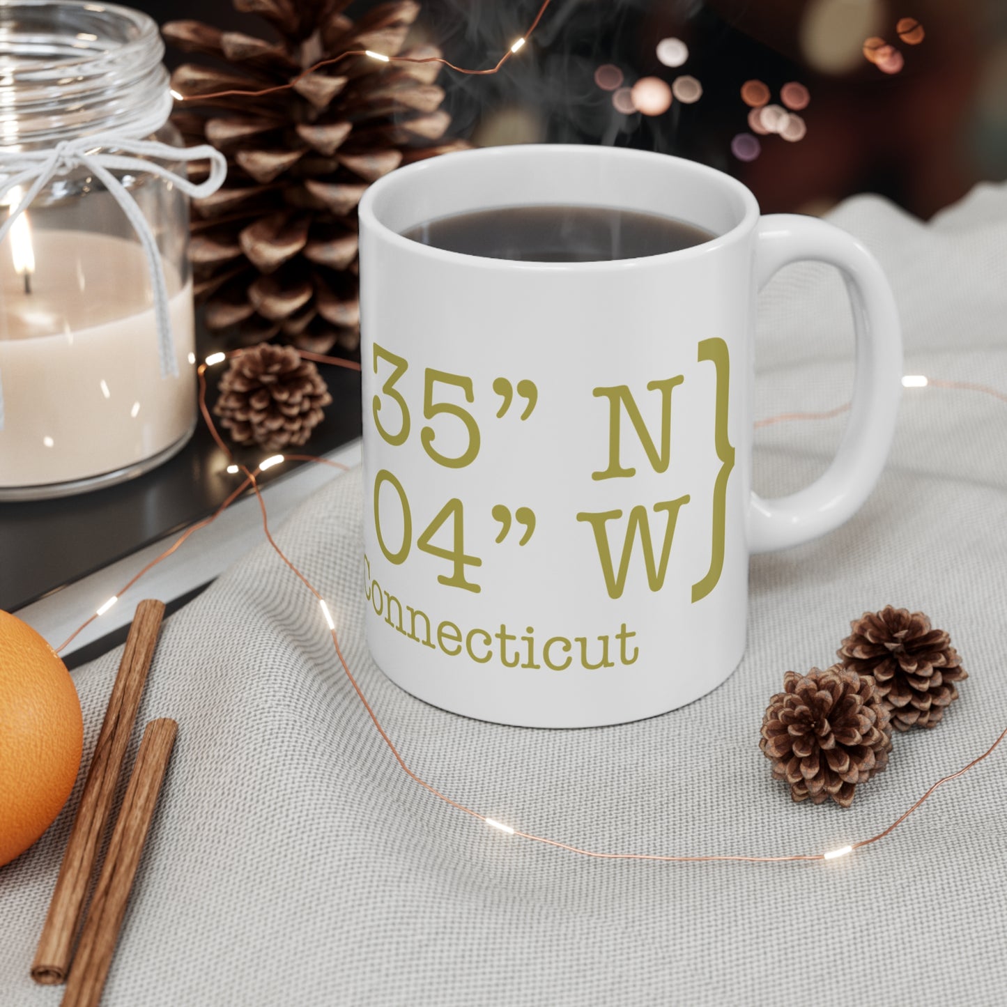 Trumbull Coordinates Mug 11oz