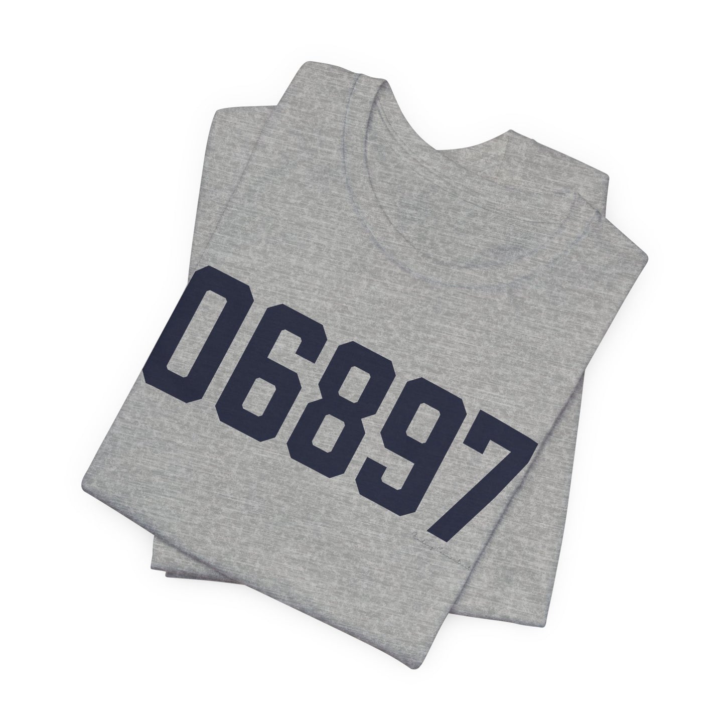 06897 Wilton Connecticut Zip Code Unisex Jersey Short Sleeve T-Shirt