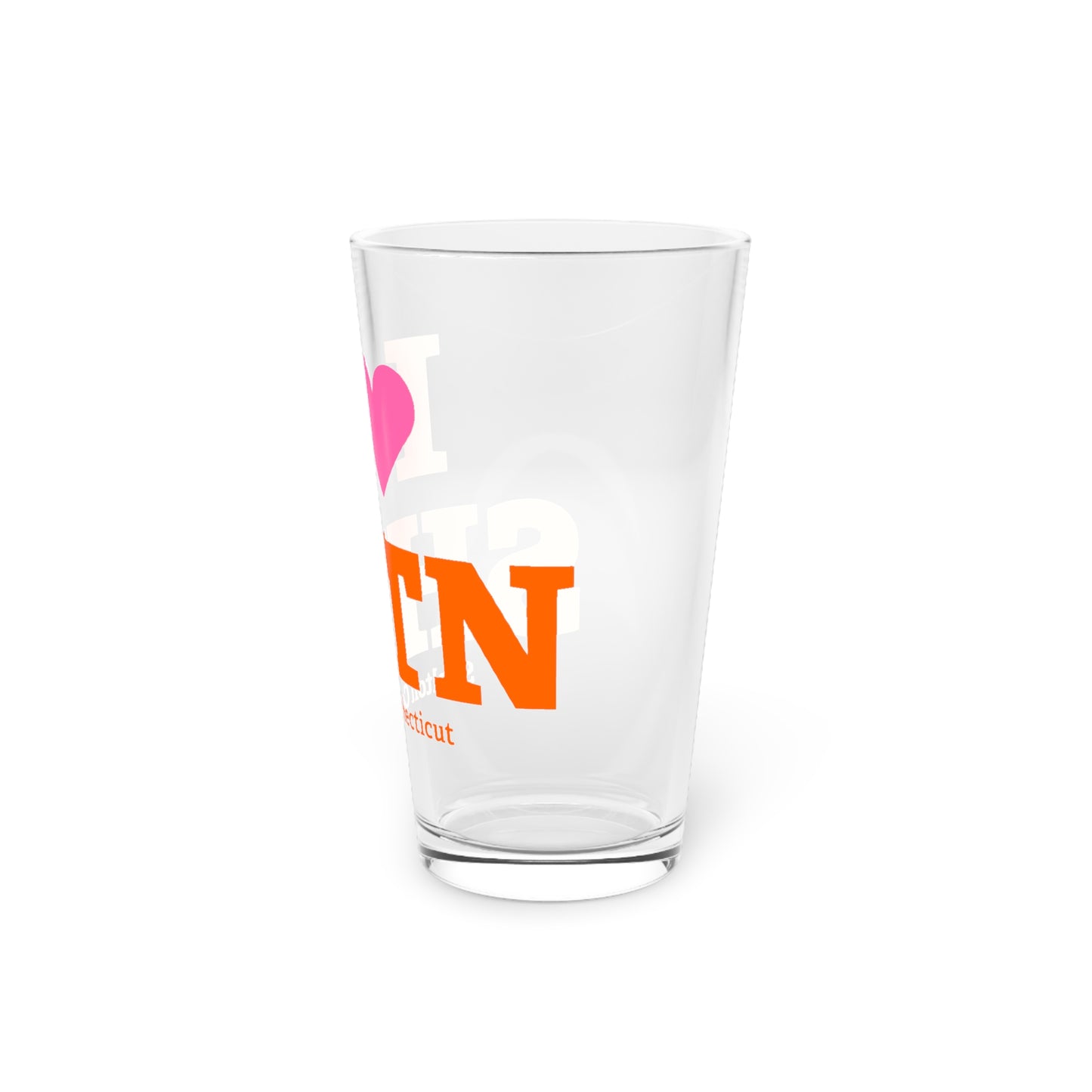 I Heart SHTN Pint Glass, 16oz