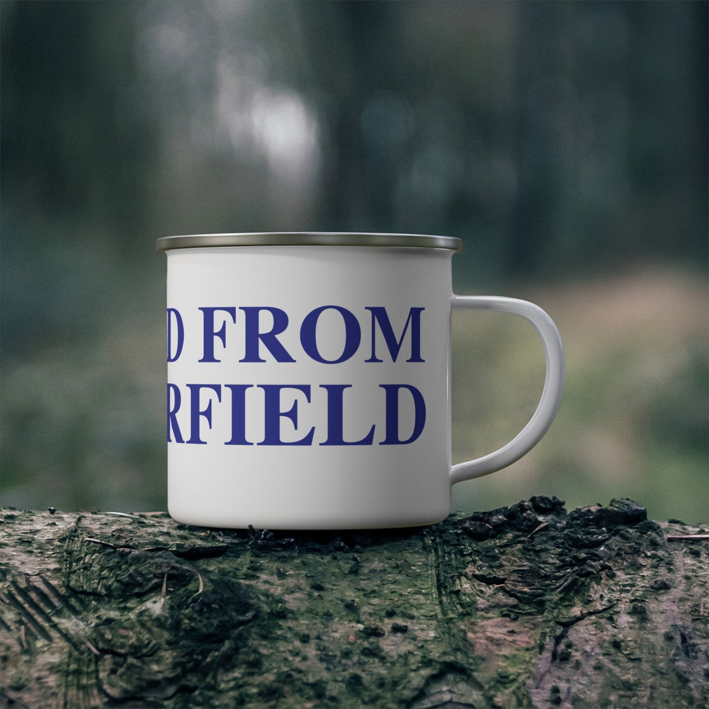 Just a kid from New Fairfield Enamel Camping Mug