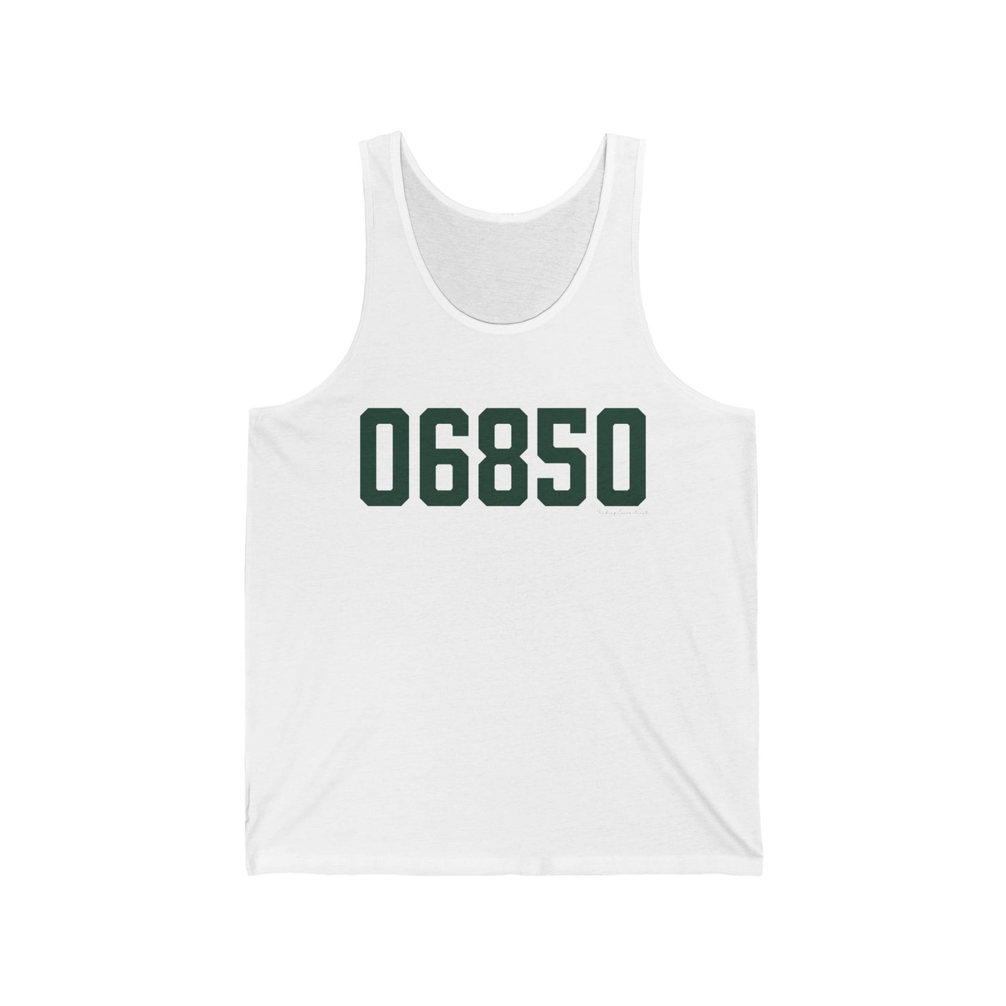 06850 Norwalk Connecticut Zip Code Unisex Jersey Tank Top