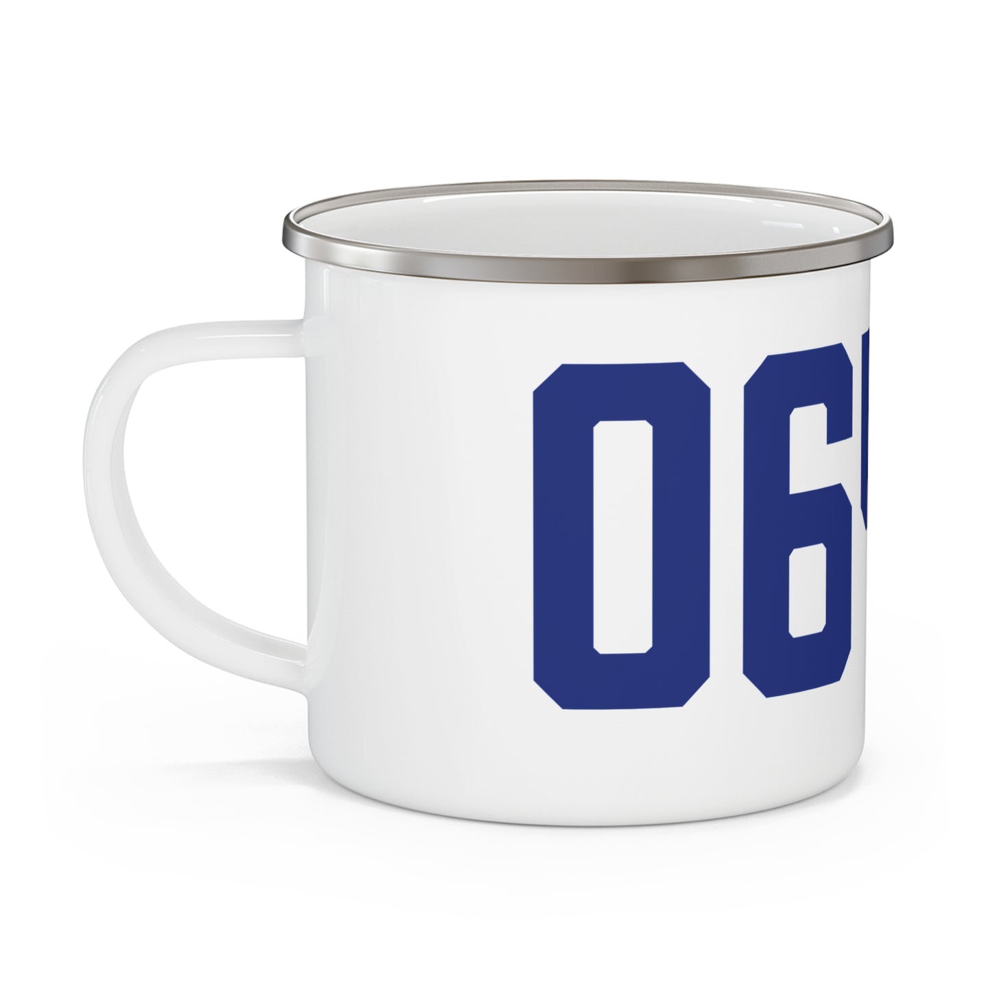06422 Durham Connecticut Zip Code Enamel Camping Mug
