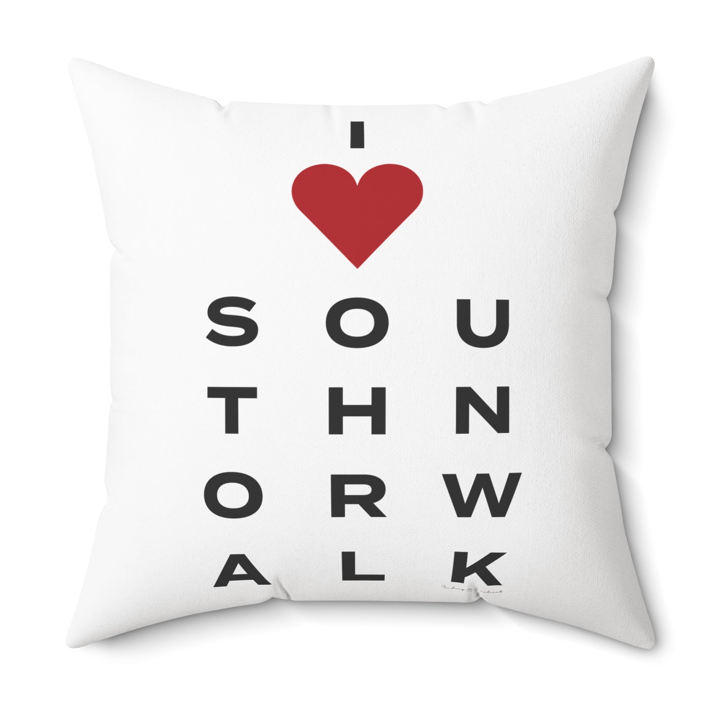South Norwalk Vision Spun Polyester Square Pillow