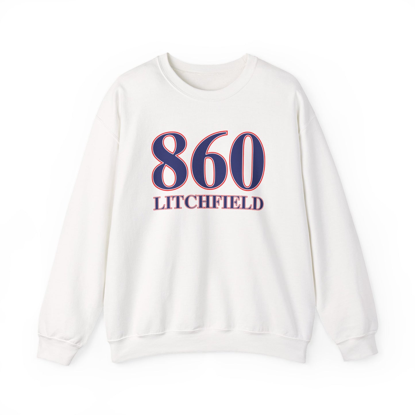 860 Litchfield Red White & Blue Unisex Heavy Blend™ Crewneck Sweatshirt