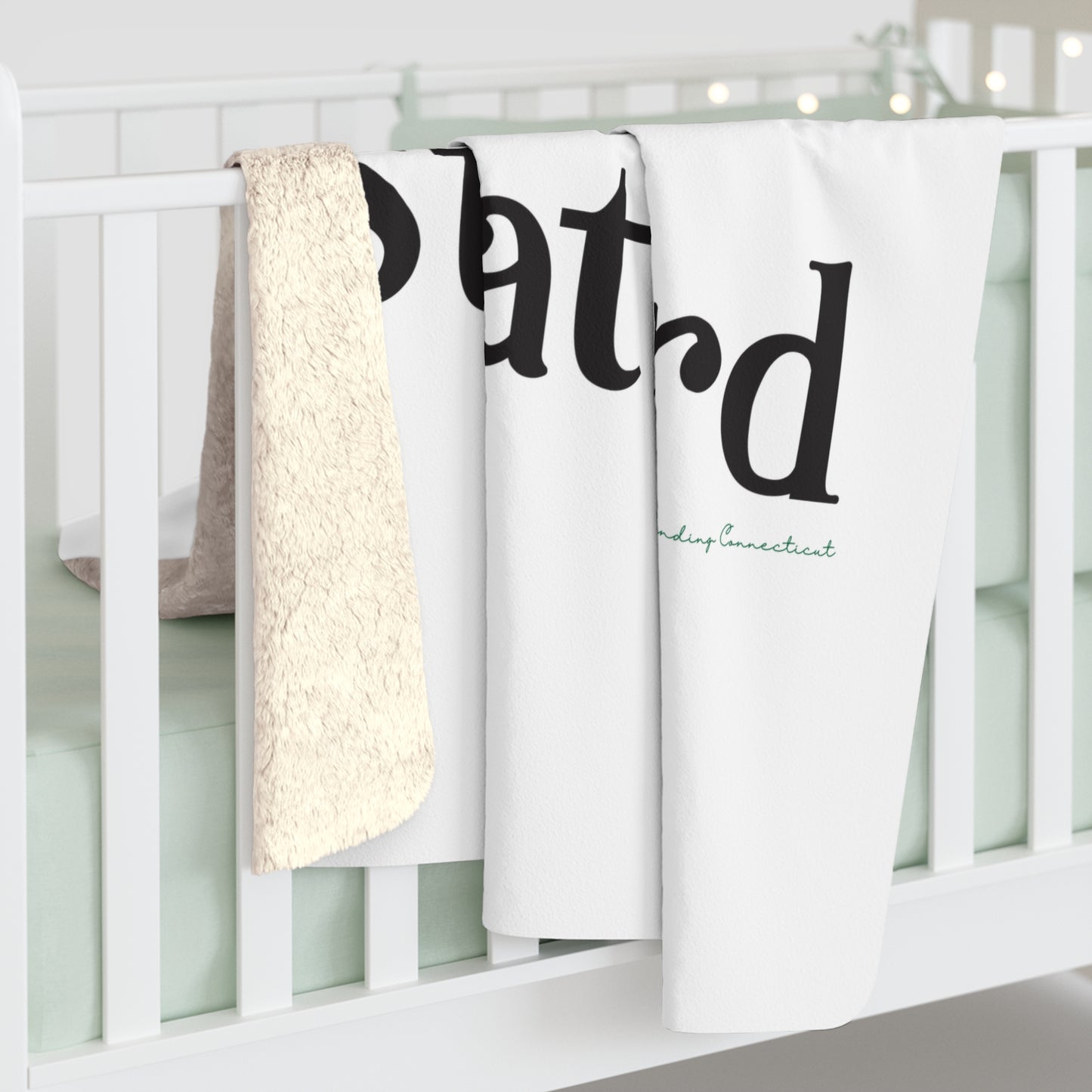 I Clover Stratford Sherpa Fleece Blanket