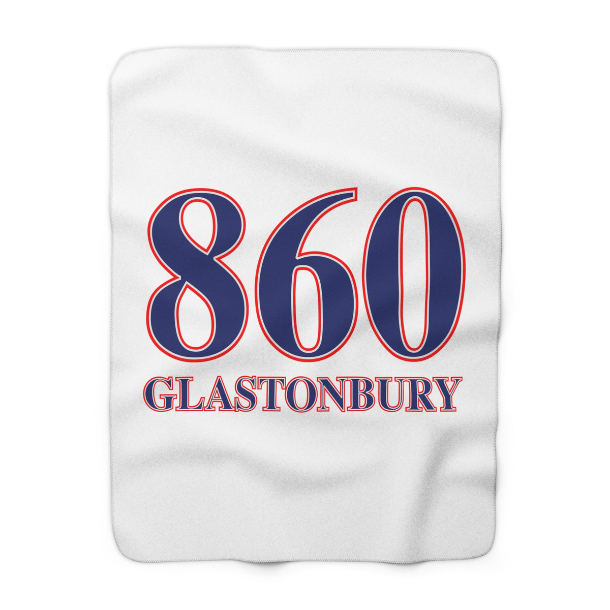 860 Glastonbury Red, White & Blue Sherpa Fleece Blanket