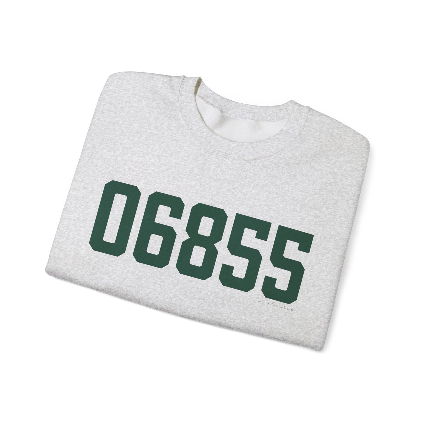 06855 Norwalk Connecticut Zip Code Unisex Heavy Blend™ Crewneck Sweatshirt