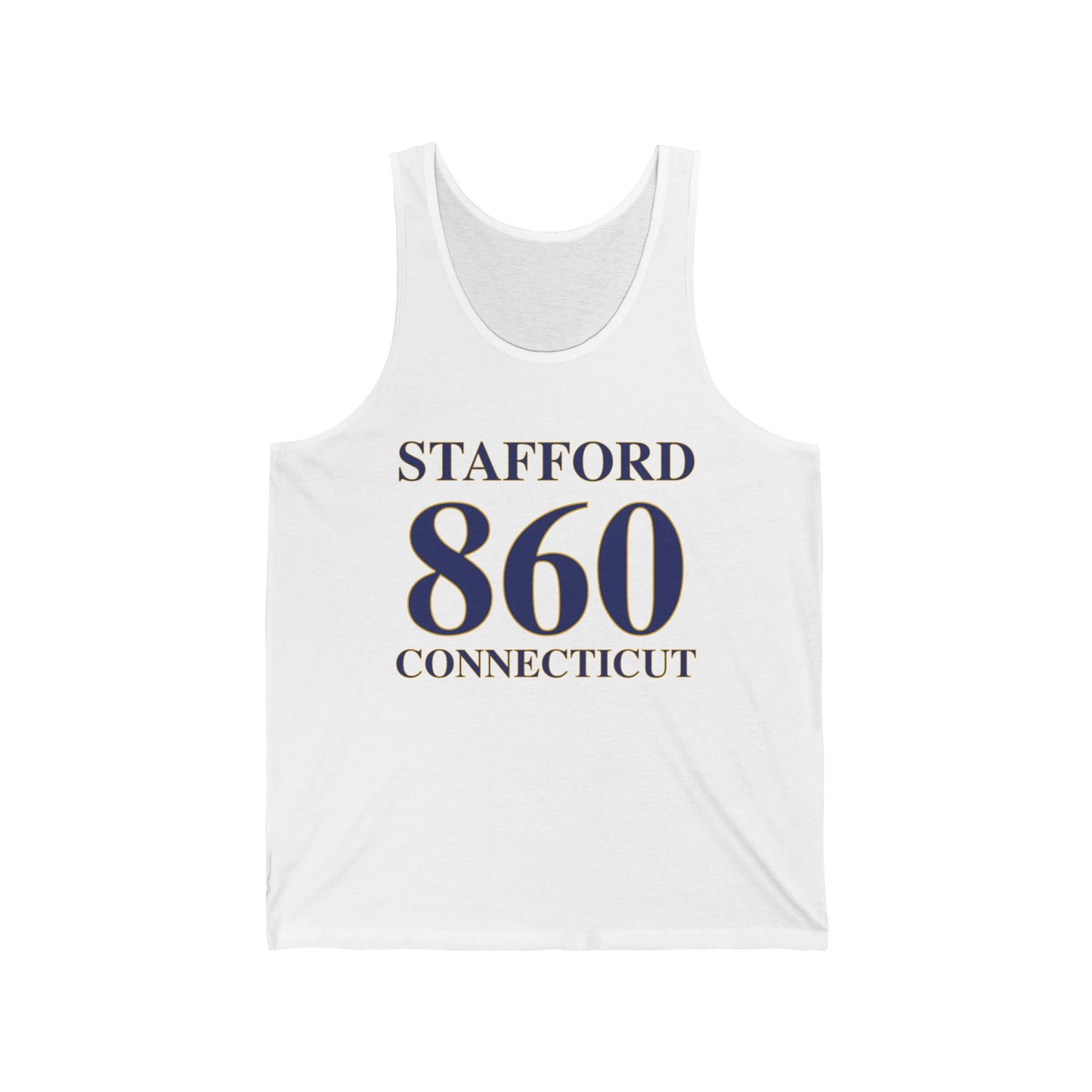 Stafford 860 Connecticut Unisex Jersey Tank Top