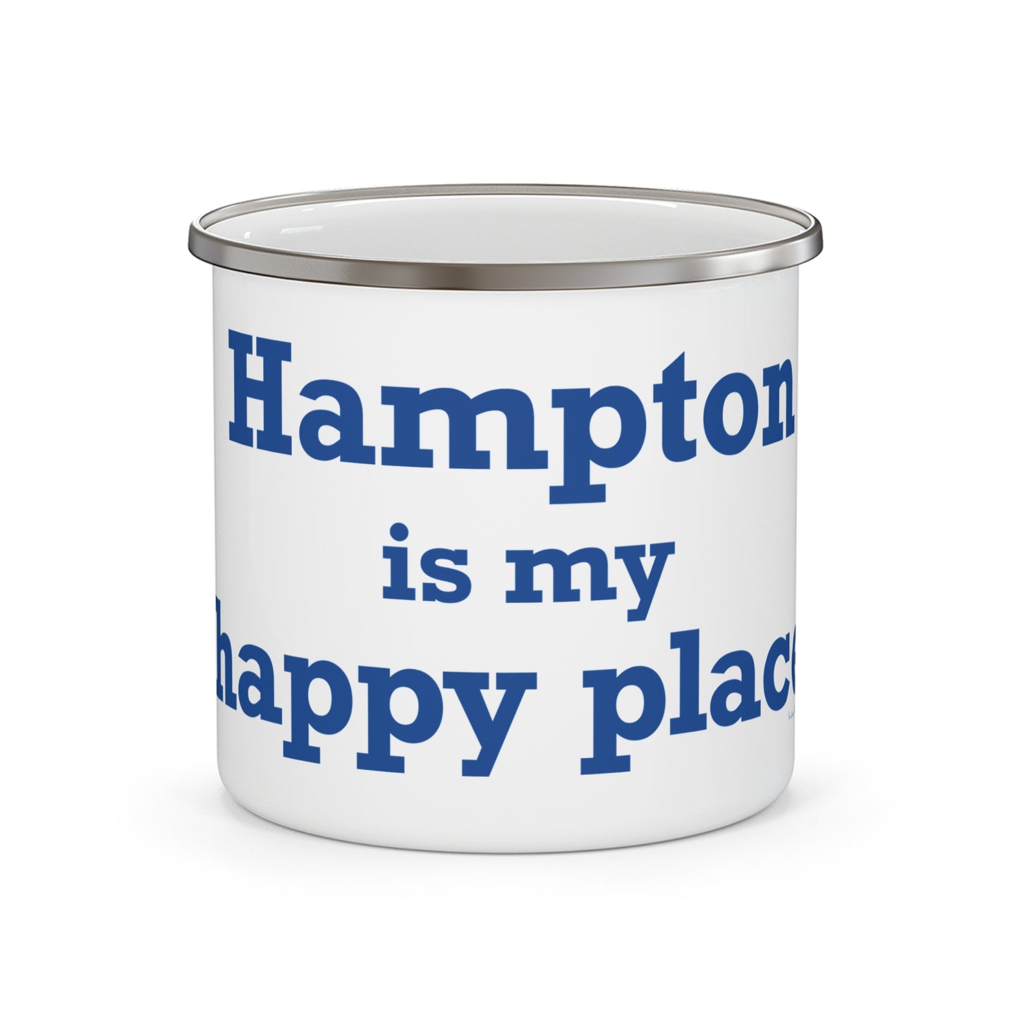 Hampton is My Happy Place
Enamel Camping Mug