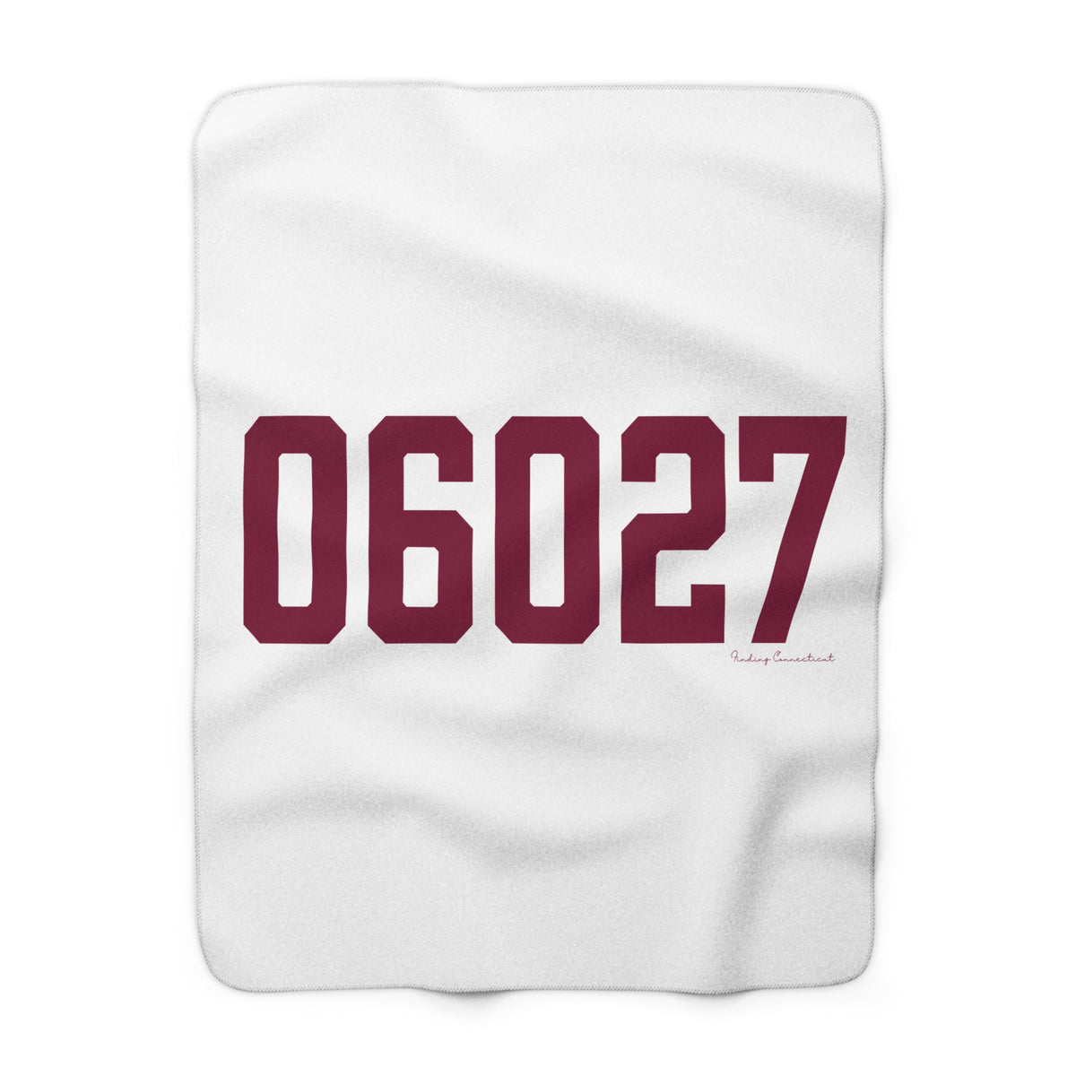 06027 Hartland Connecticut Zip Code Fleece Blanket