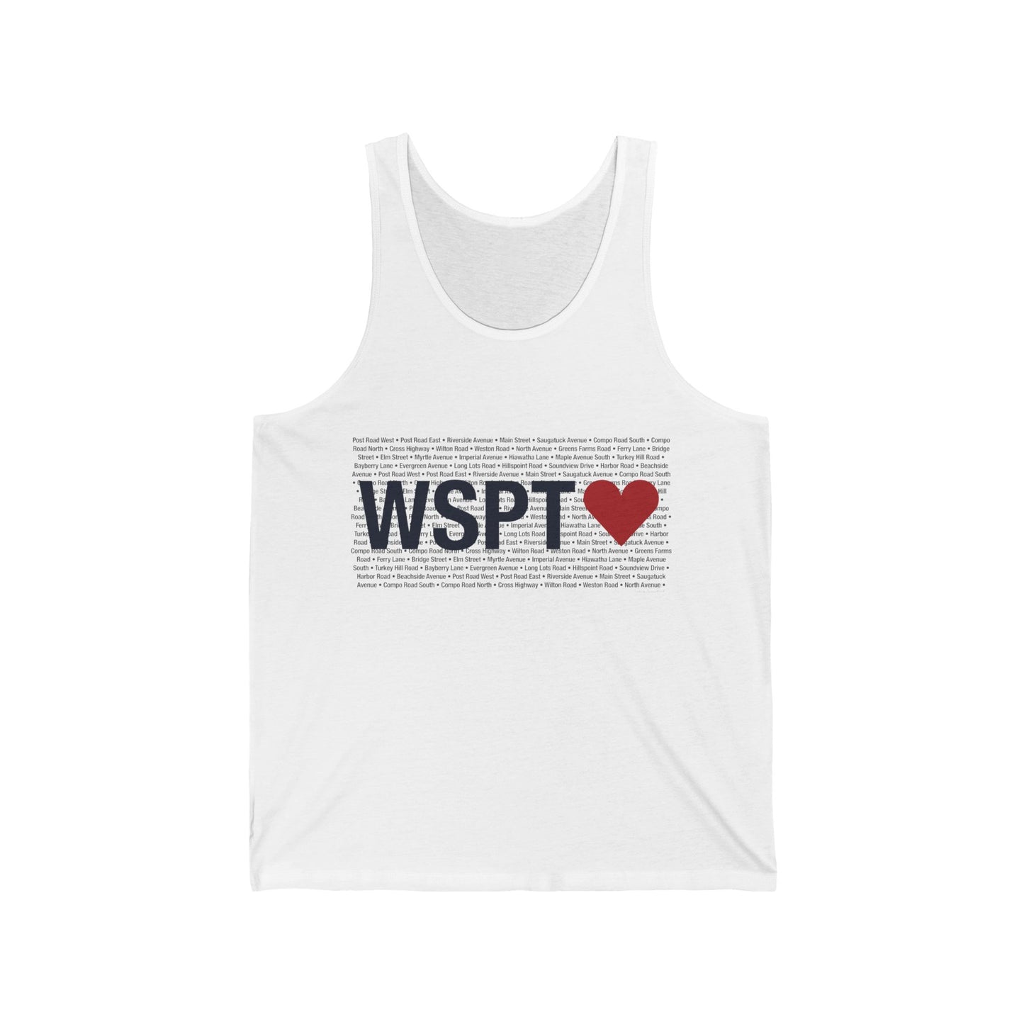 Westport Love Unisex Jersey Tank Top