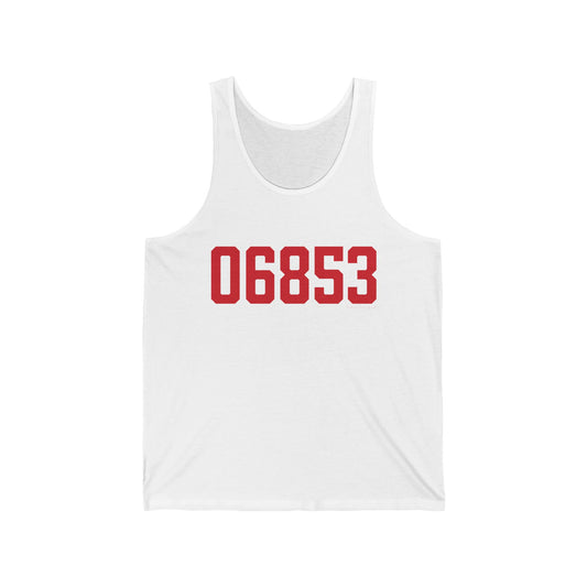 06853 Norwalk Connecticut Zip Code Unisex Jersey Tank Top